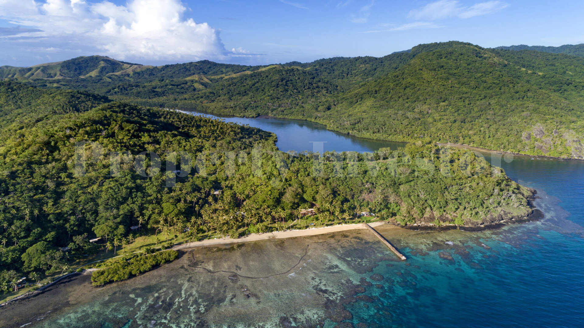 Award Winning 8 Villa Boutique Island Resort for Sale on the Rainbow Reef, Fiji