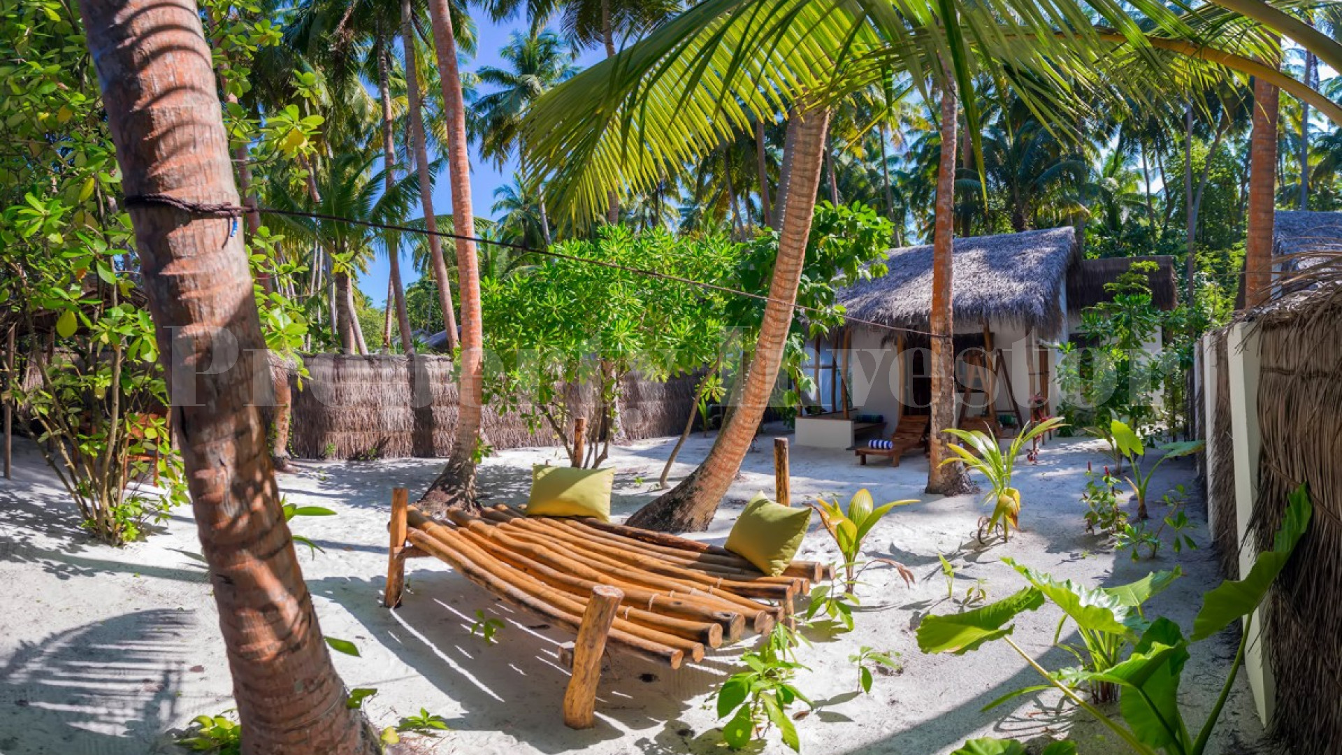 Exclusive 32 Room Island Eco Resort with 89 Room Overwater Bungalow Expansion Plan for Sale in the Maldives