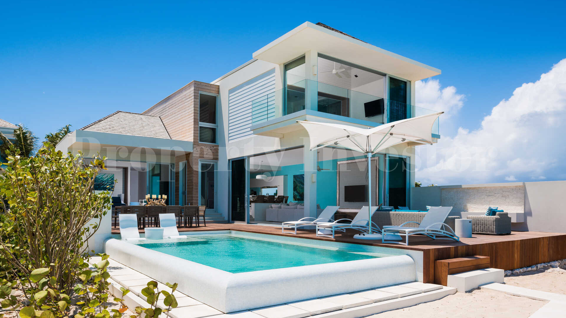 Gorgeous 15 Bedroom Private Beach Club Residence on Long Bay Beach, Turks & Caicos