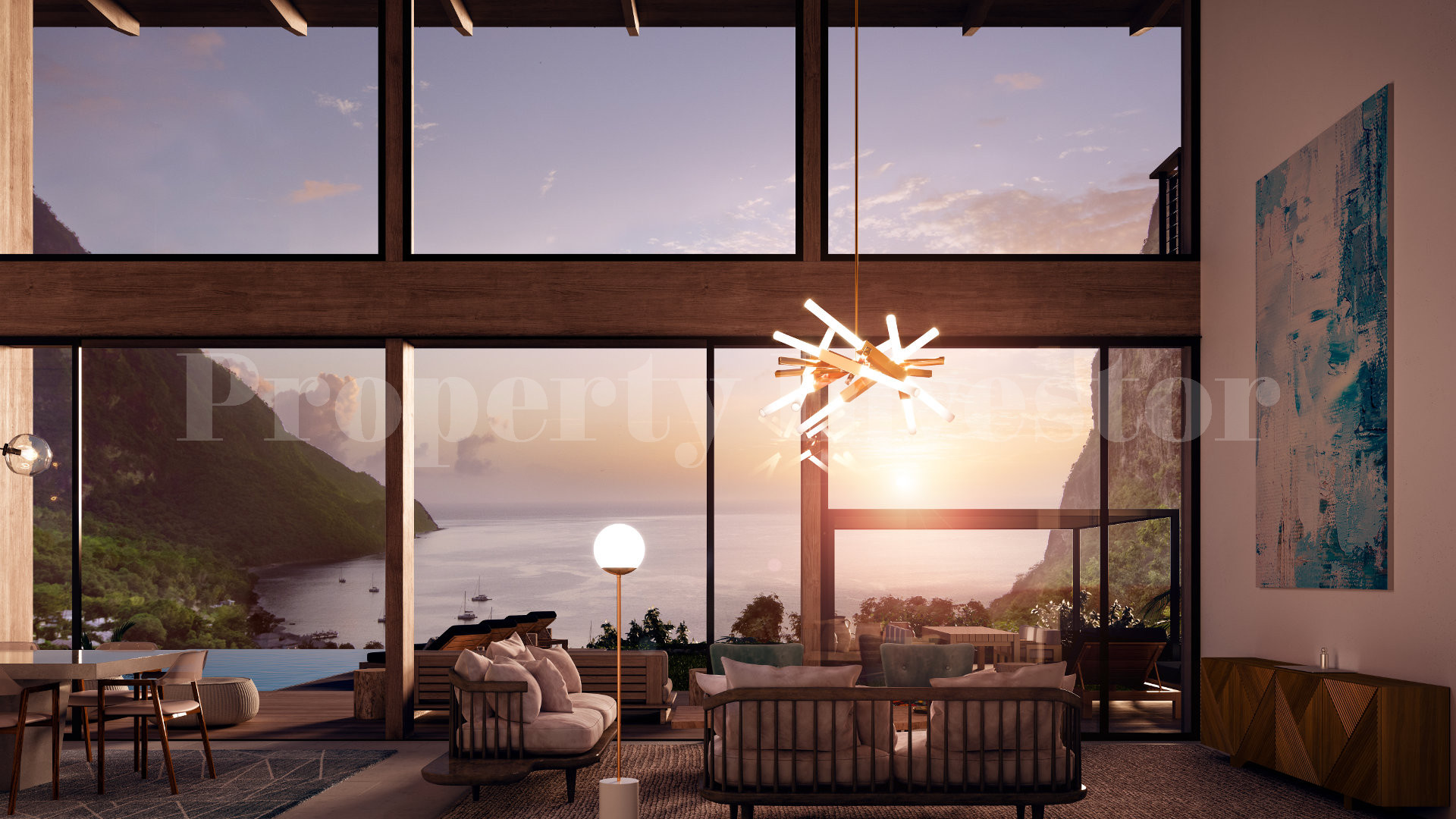 4 Bedroom Ultra-Luxury Hillside Homes in Saint Lucia