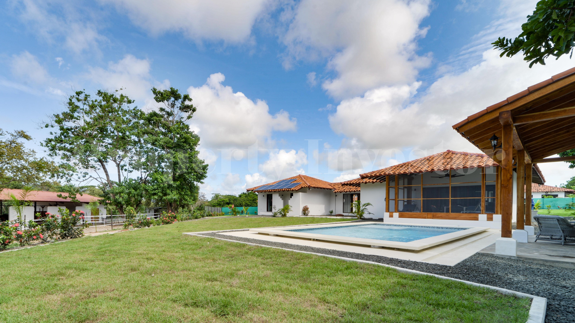 Fabulous 3 Bedroom Private Residence with Beautiful Landscaped Gardens for Sale in Pedasi, Panama