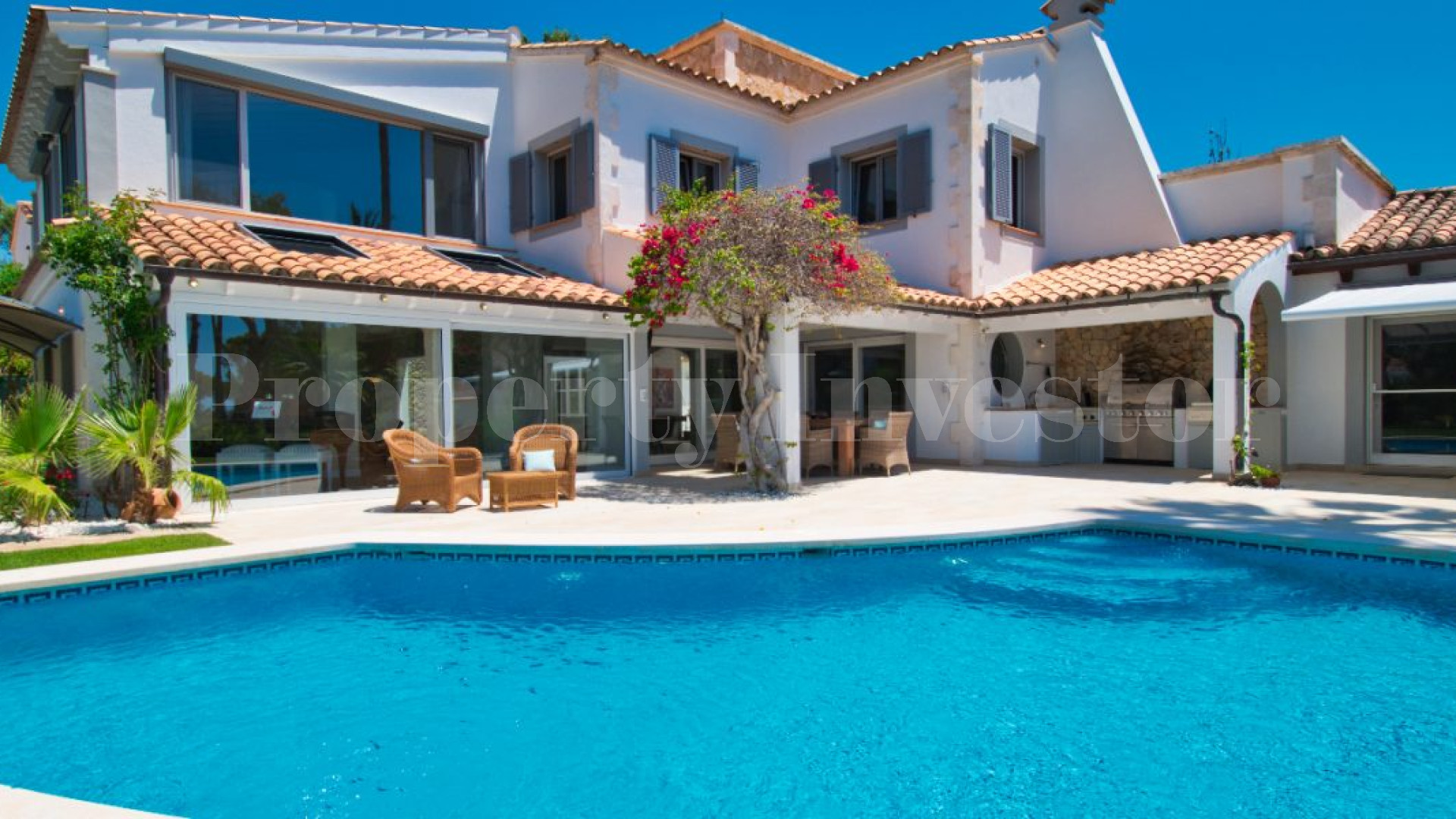 2 традиционно средиземноморские виллы с видом на море в Нуэва Санта Понса, Майорка