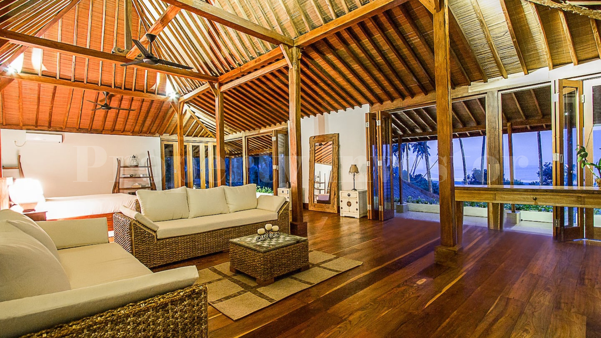 Stunning 4 Bedroom Modern Balinese Oceanfront Villa for Sale in Tabanan, Bali