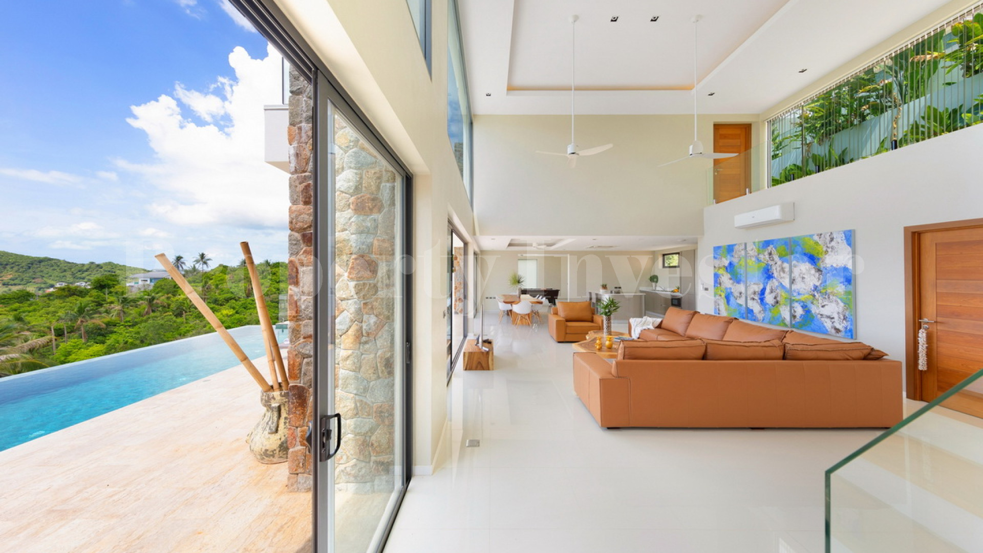 Фантастическая роскошная дизайнерская вилла с 4 спальнями с видом на море на о. Самуи