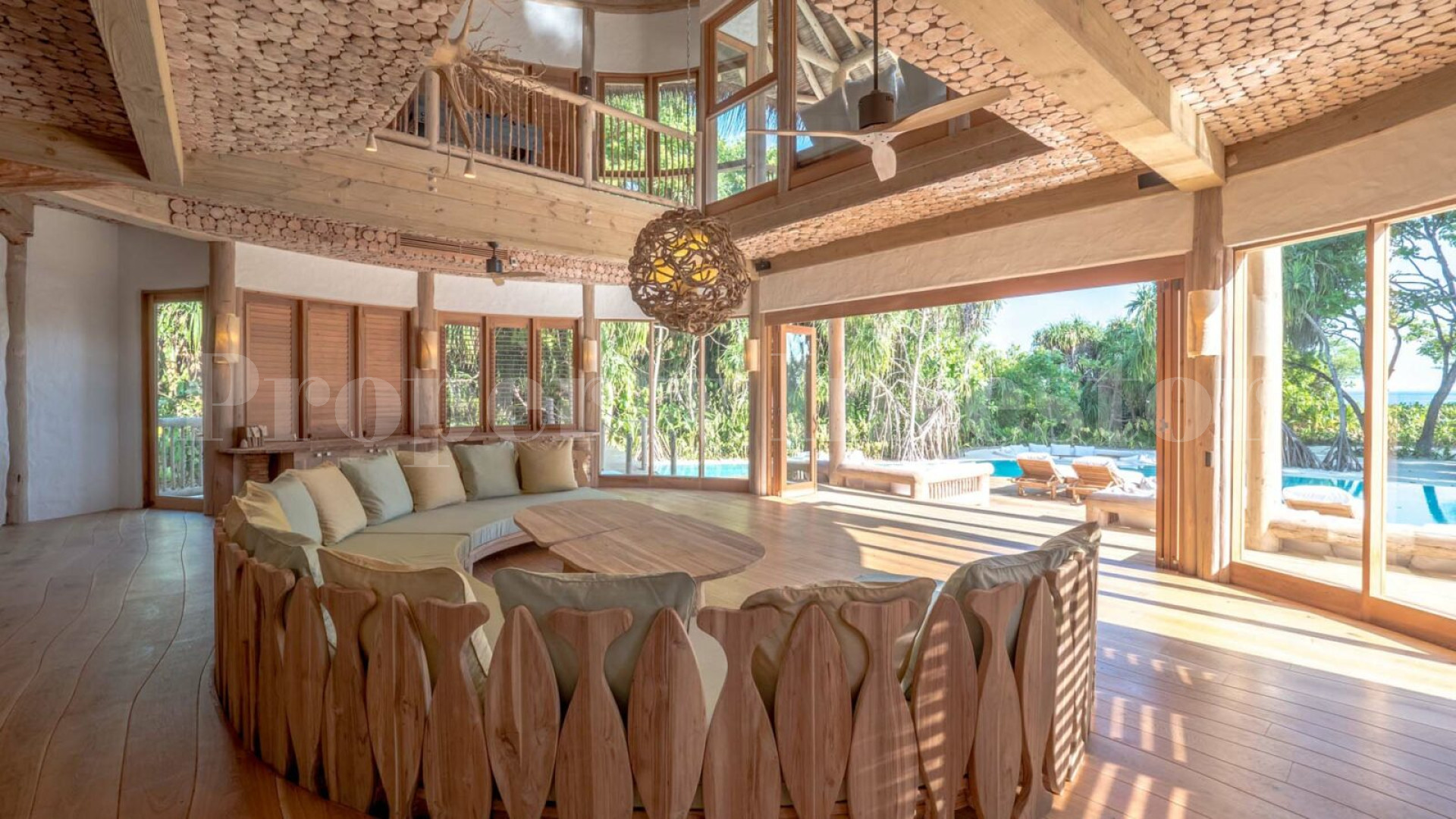 One-of-One 5 Bedroom Luxury Eco Resort Sunrise Villa with Viewing Moonlight Tower for Private Ownership in the Maldives