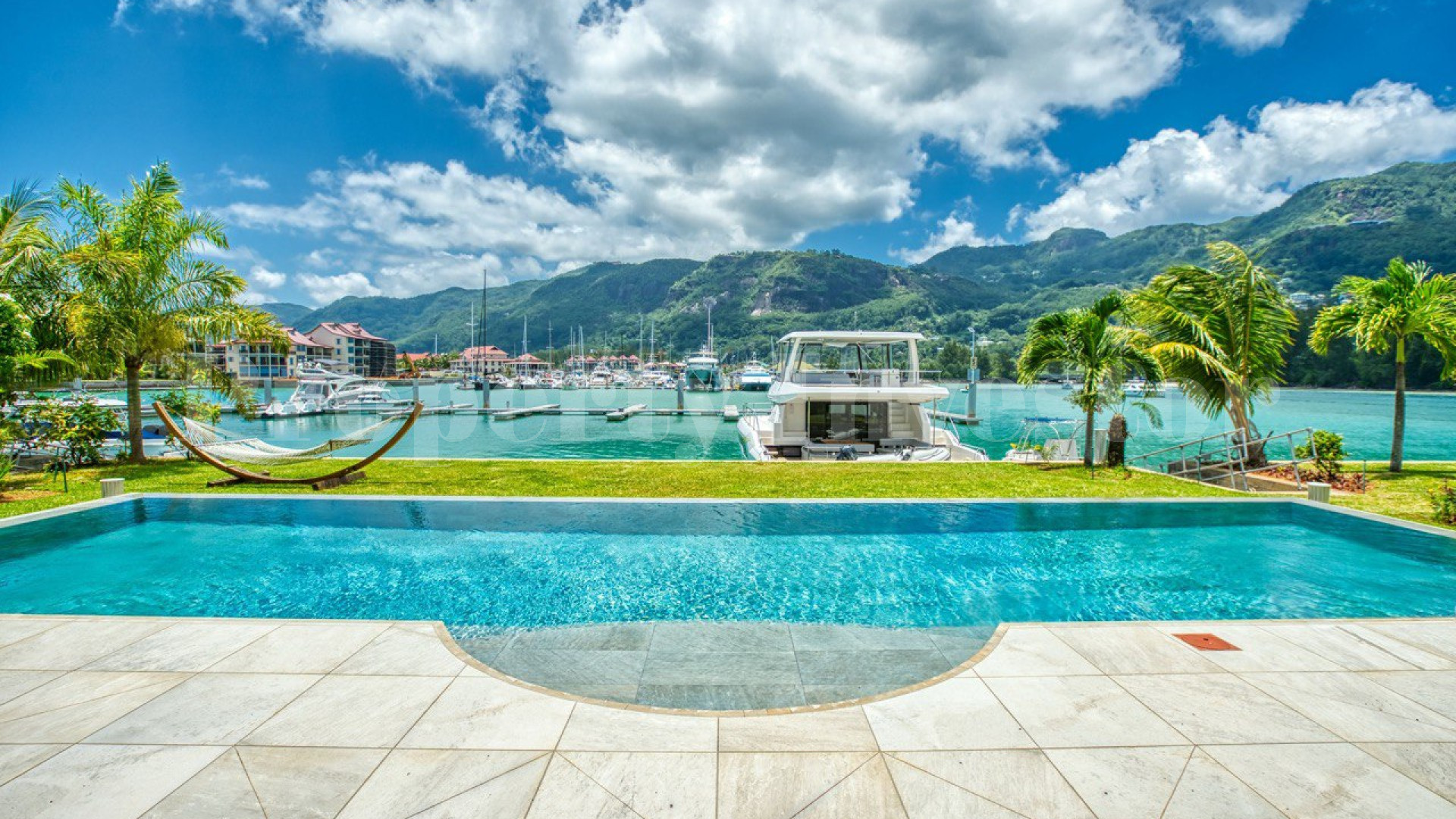 Custom Furnished 5 Bedroom Luxury Canal Front Villa with Private Cinema for Sale on Eden Island, Seychelles