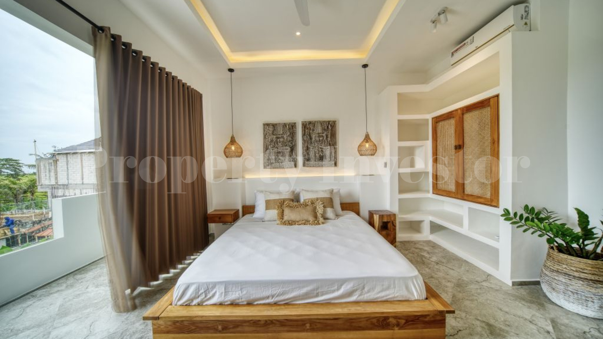 Стильная роскошная вилла на 2 спальни на пляже в Чангу-Переренан, Бали