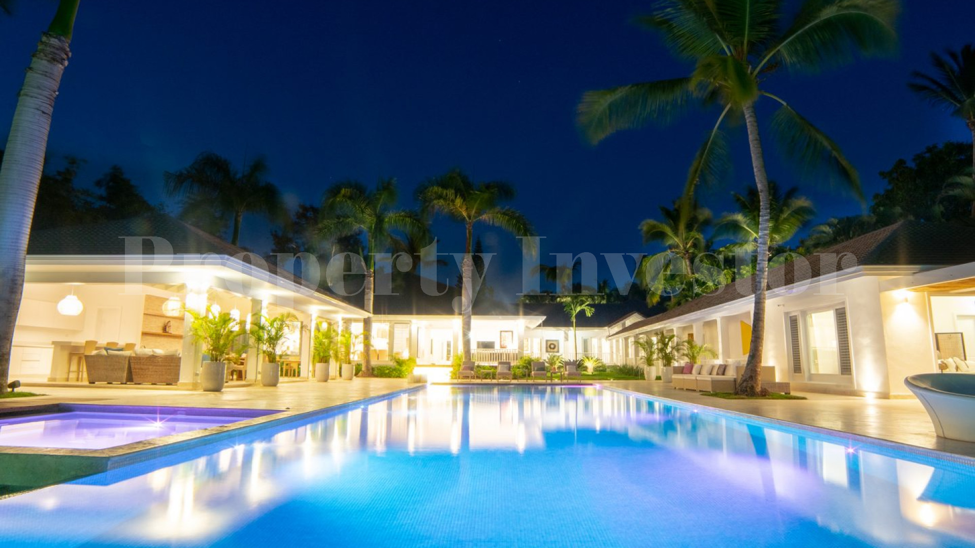 Modern Colonial 7 Bedroom Luxury Villa with Fabulous Golf & Ocean Views for Sale in La Romana, Dominican Republic