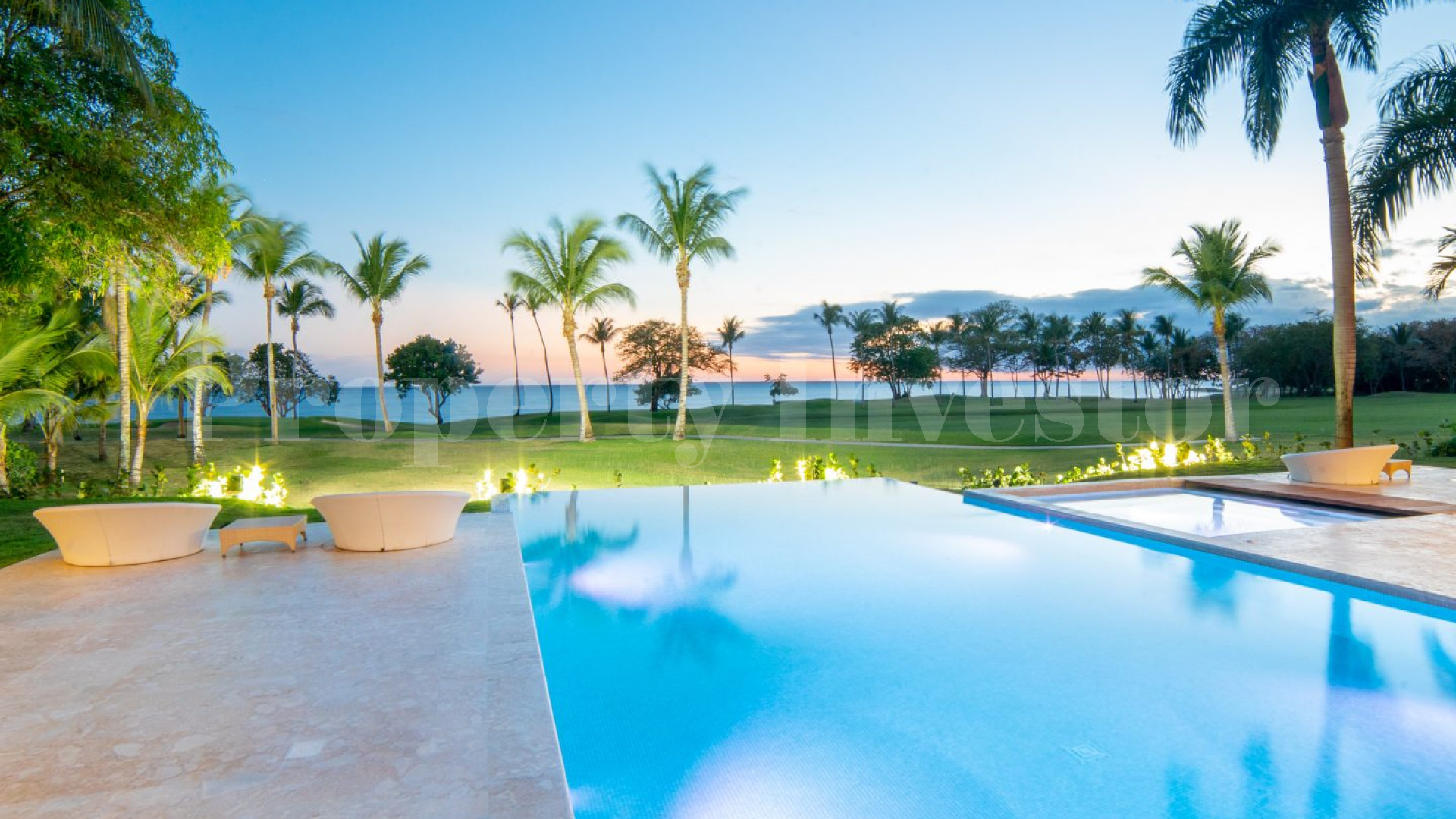 Modern Colonial 7 Bedroom Luxury Villa with Fabulous Golf & Ocean Views for Sale in La Romana, Dominican Republic