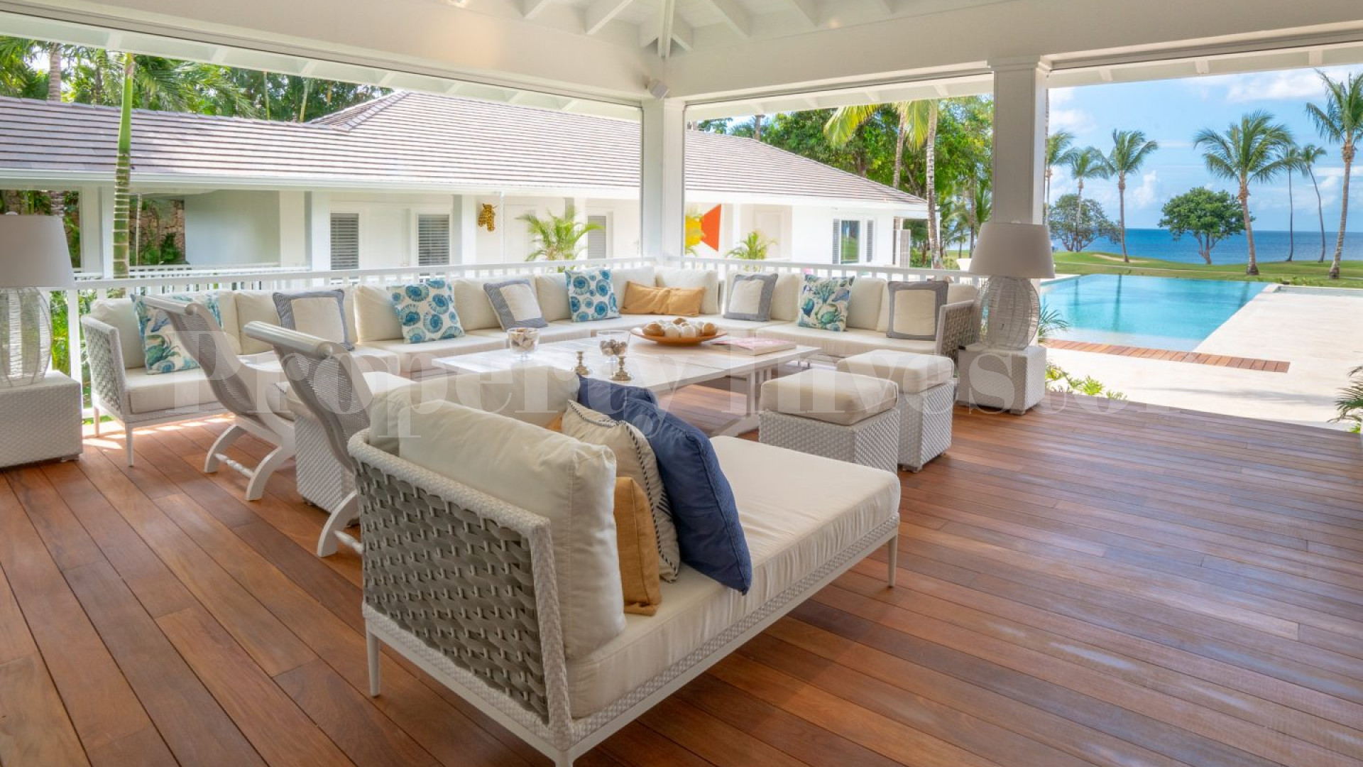 Modern Colonial 7 Bedroom Luxury Villa with Fabulous Golf & Ocean Views for Sale in La Romana, Dominican Republic