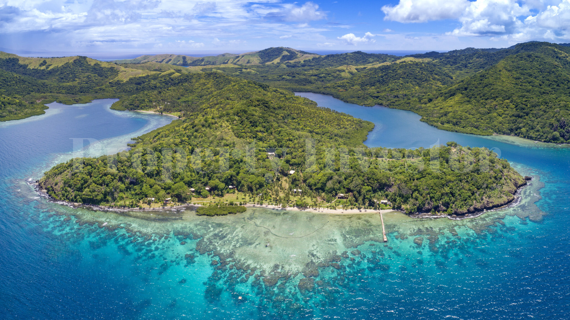 Award Winning 8 Villa Boutique Island Resort for Sale on the Rainbow Reef, Fiji