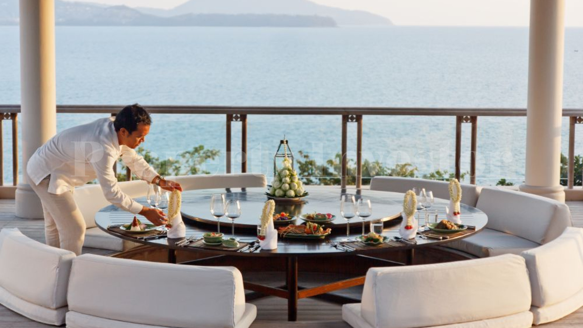 Fabulously Unique 6 Bedroom Oceanview Luxury Villa with 180° Panoramic Views & Private Beach for Sale in a 5* World Class Resort in Phuket