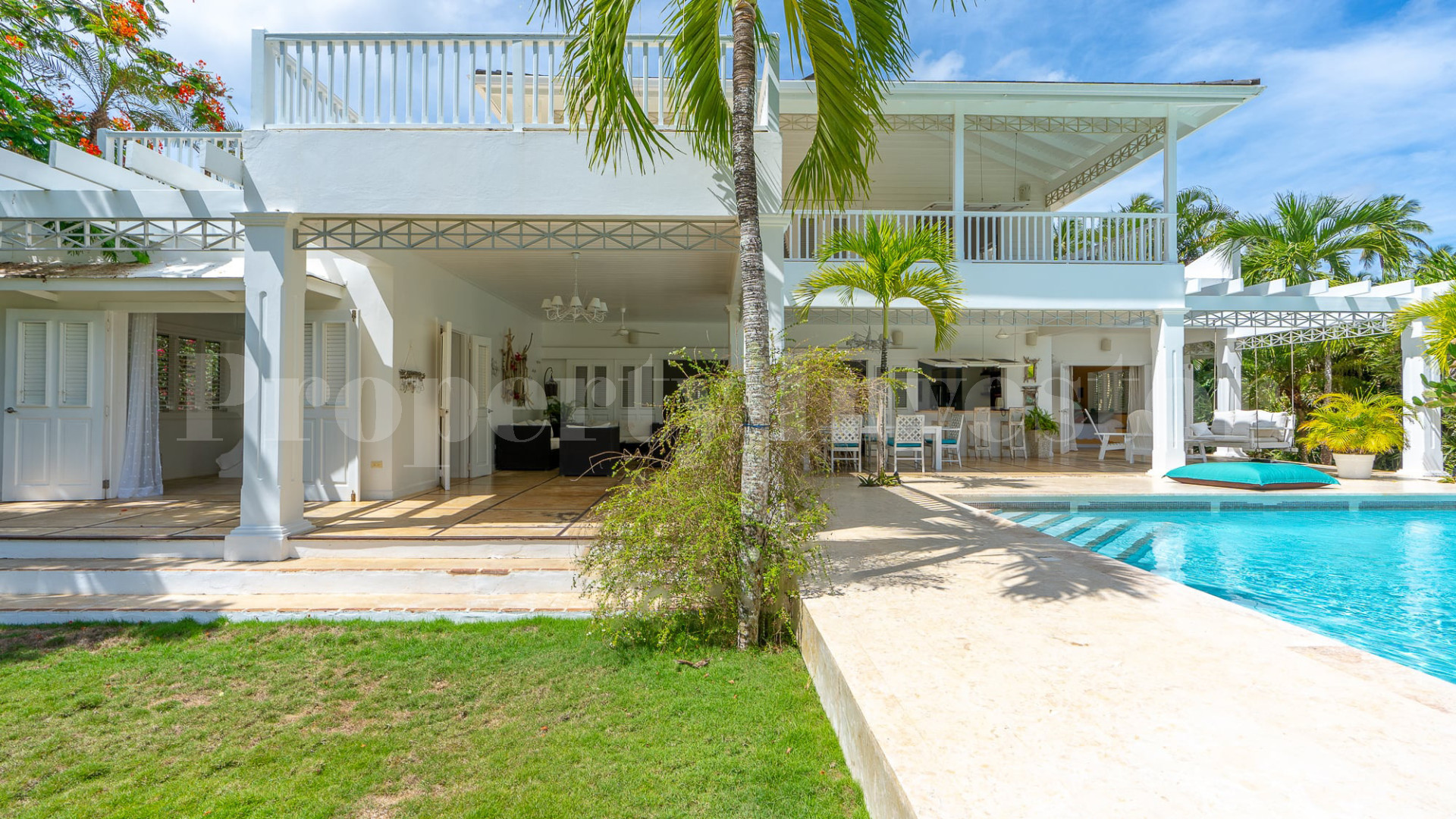 Magnificent 5 Bedroom Private Colonial Style Beachfront Villa for Sale in La Esperanza, Las Terrenas