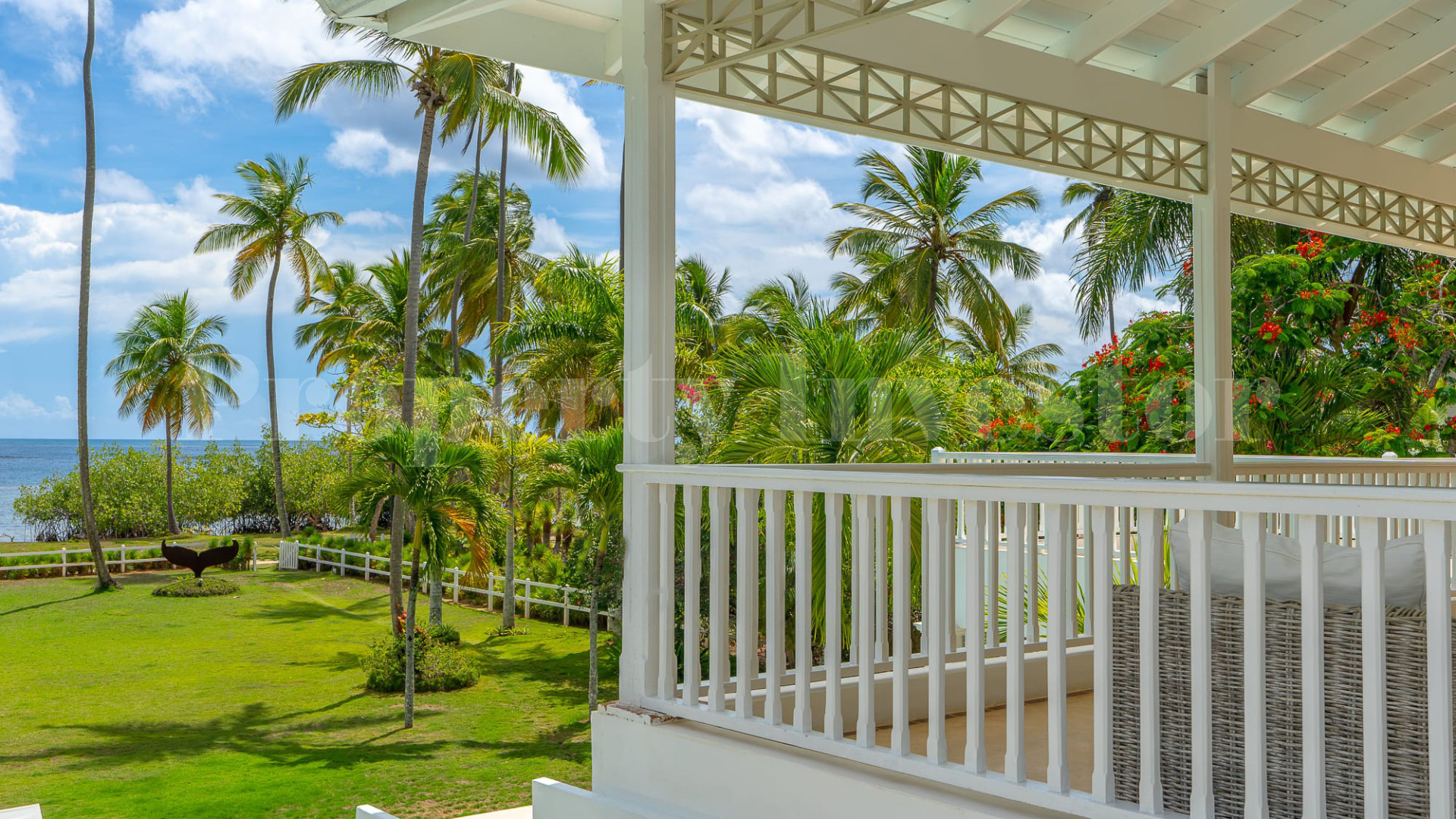 Magnificent 5 Bedroom Private Colonial Style Beachfront Villa for Sale in La Esperanza, Las Terrenas
