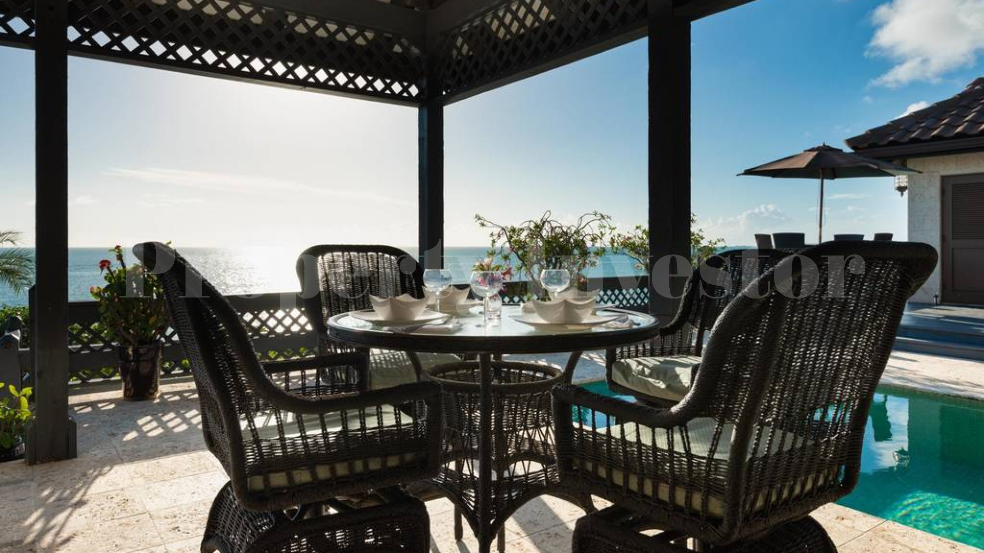 Incredible 6 Bedroom Luxury Oceanview Villa with Private Beach Access for Sale in Sapodilla Bay, Turks & Caicos