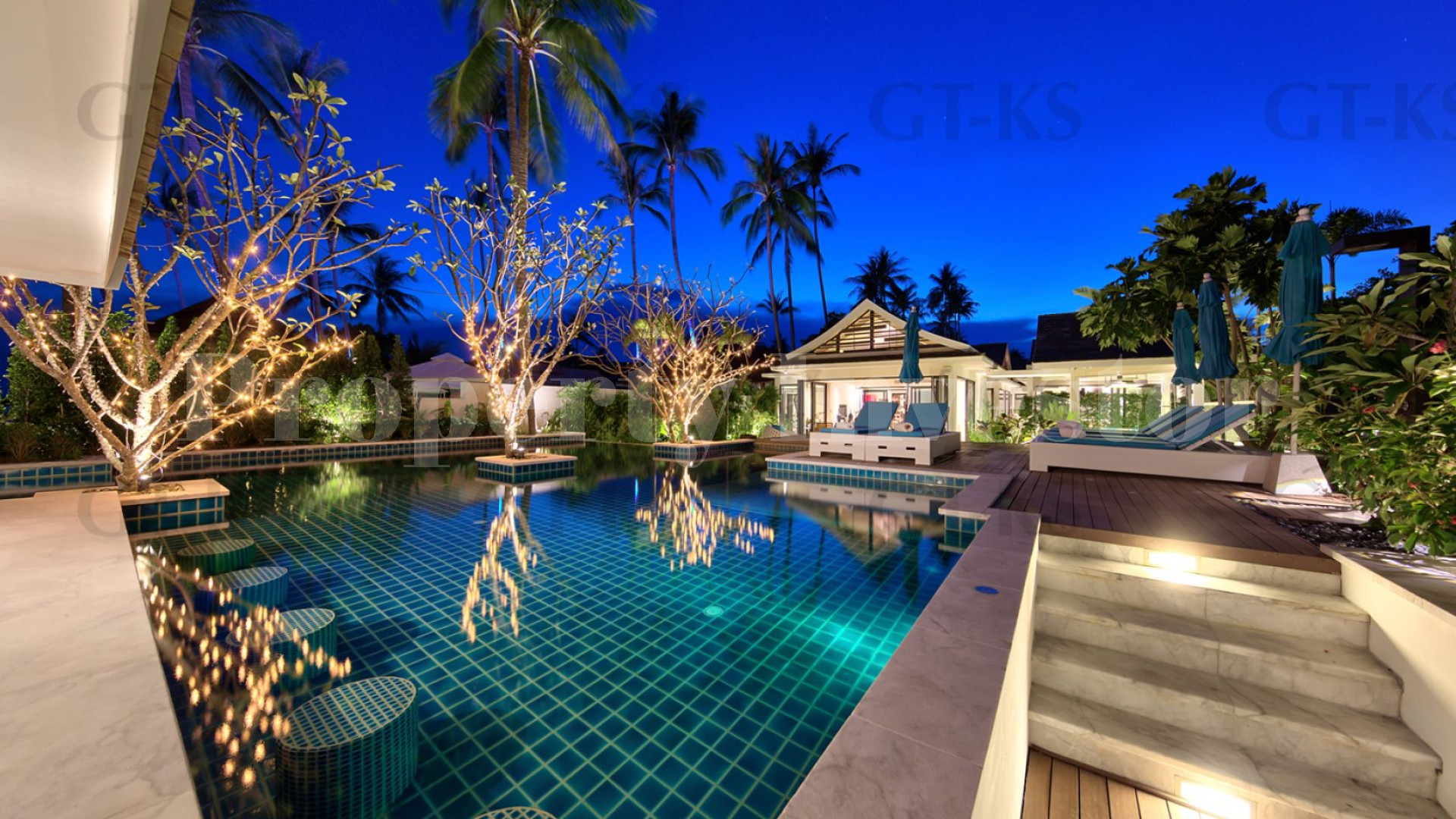 Unbelievable 5 Bedroom Luxury Beachfront Contemporary Thai Villa for Sale in Koh Samui, Thailand