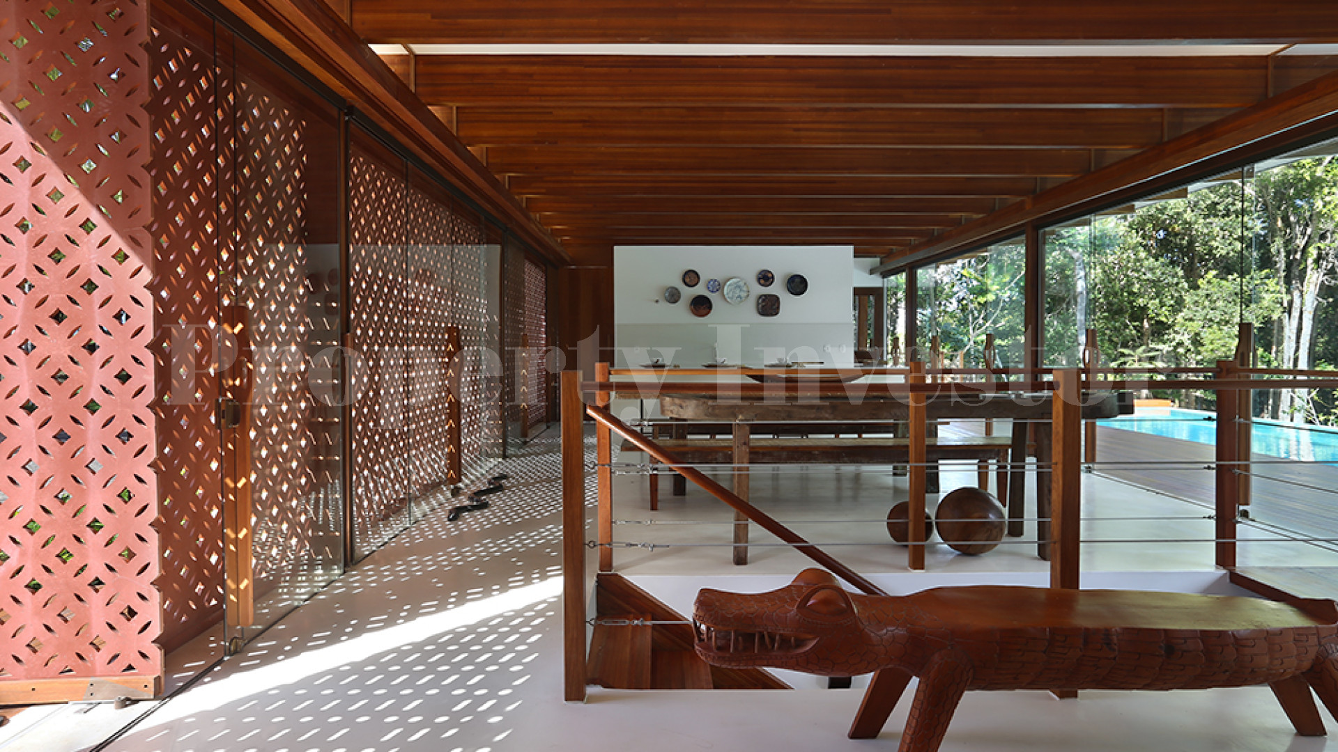 One-of-a-Kind 6 Bedroom Tropical Luxury Designer Rainforest Villa for Sale in Trancoso, Brazil