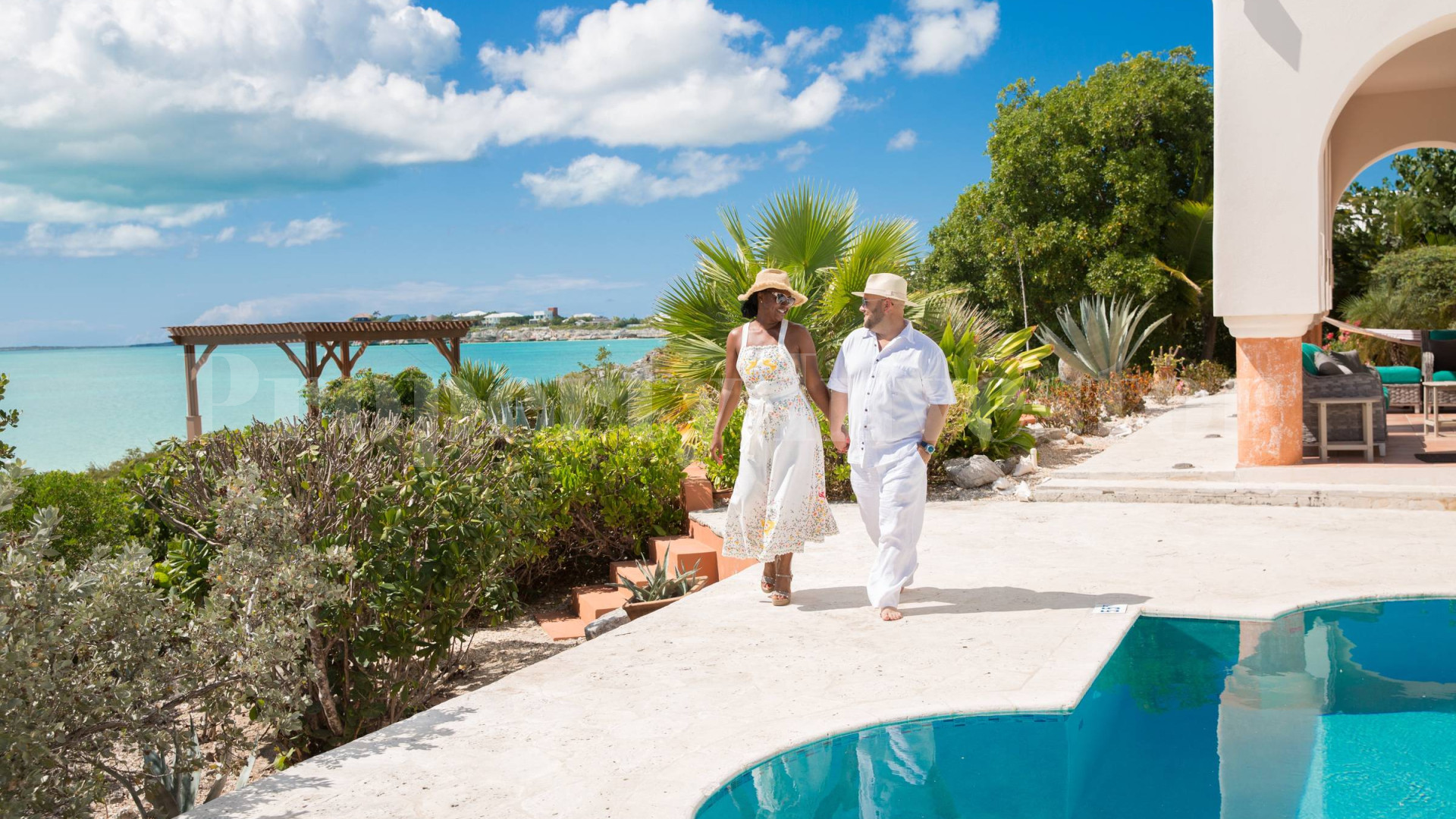 Exceptional 7 Bedroom Luxury Moroccan Style Beachfront Villa for Sale on Sapodilla Bay Beach, Turks & Caicos