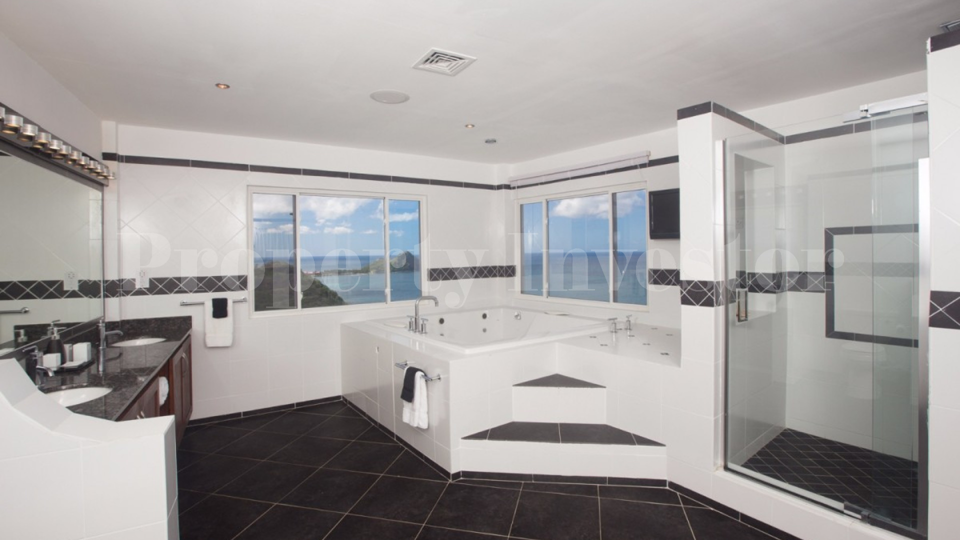 Stunning 6 Bedroom Hillside Designer Villa in St Lucia