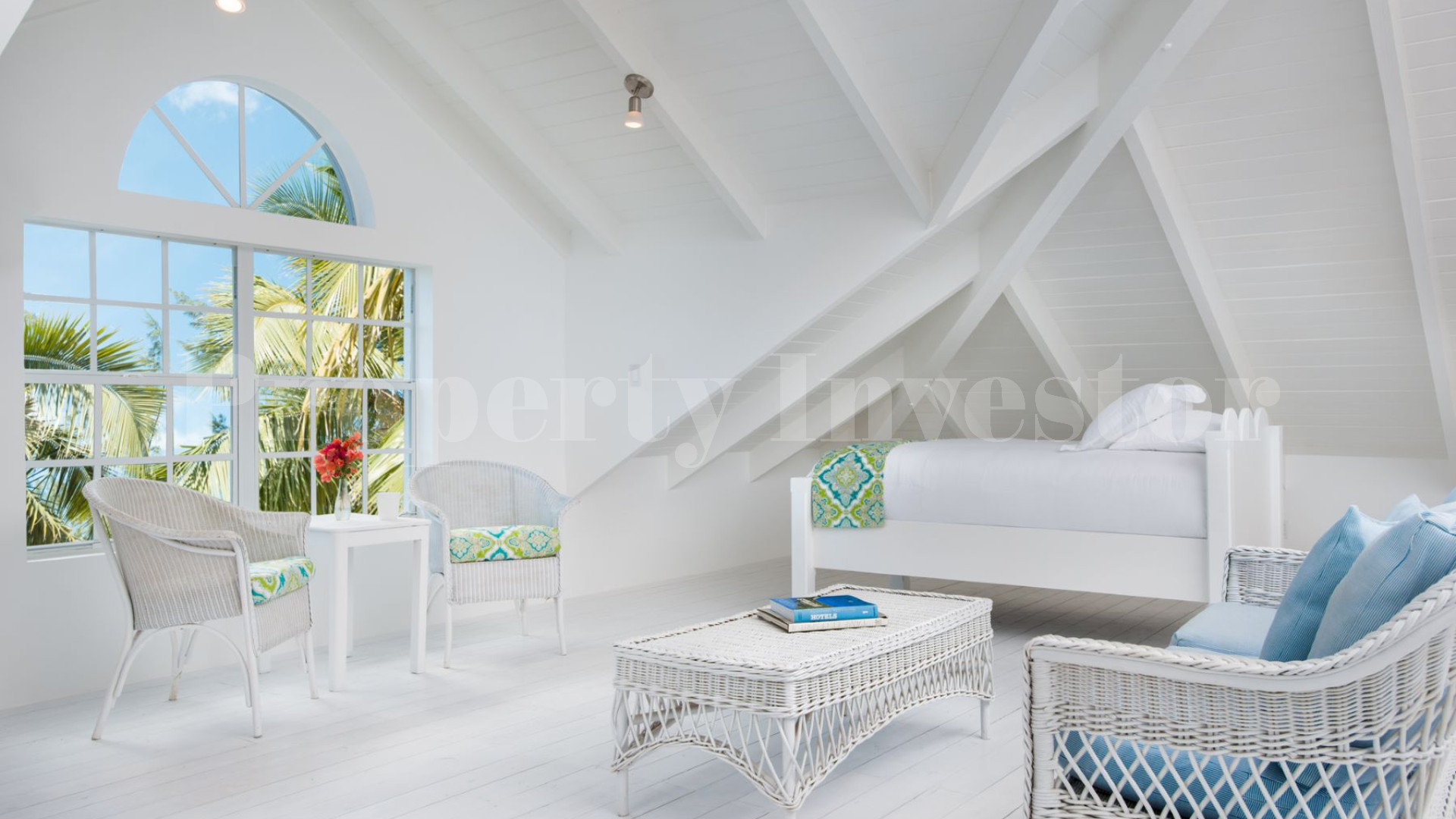 Beautiful 6 Bedroom Caribbean Style Luxury Beachfront Villa with Private Beach Access for Sale in Grace Bay, Turks & Caicos