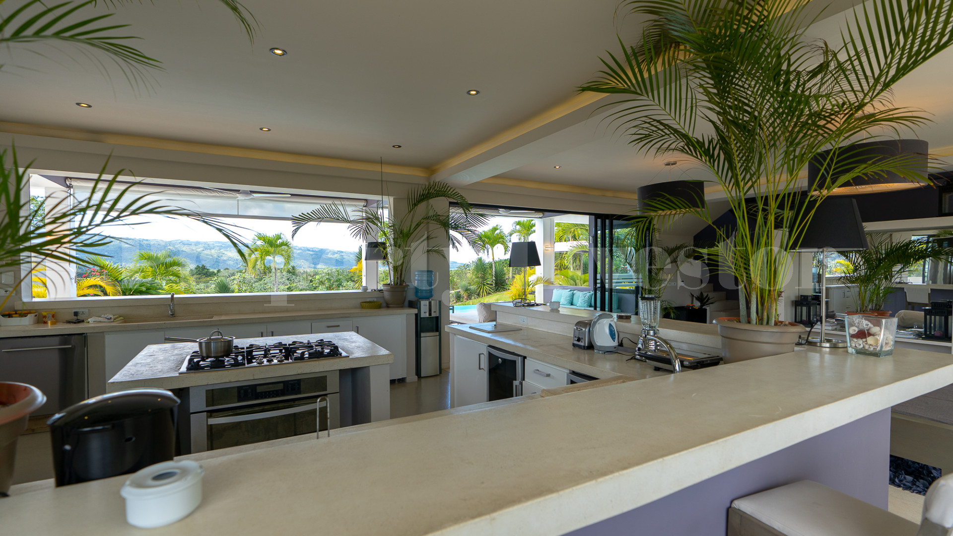 Spectacular Custom Villa Overlooking Las Terrenas & Playa Bonita with Amazing Outdoor Spaces
