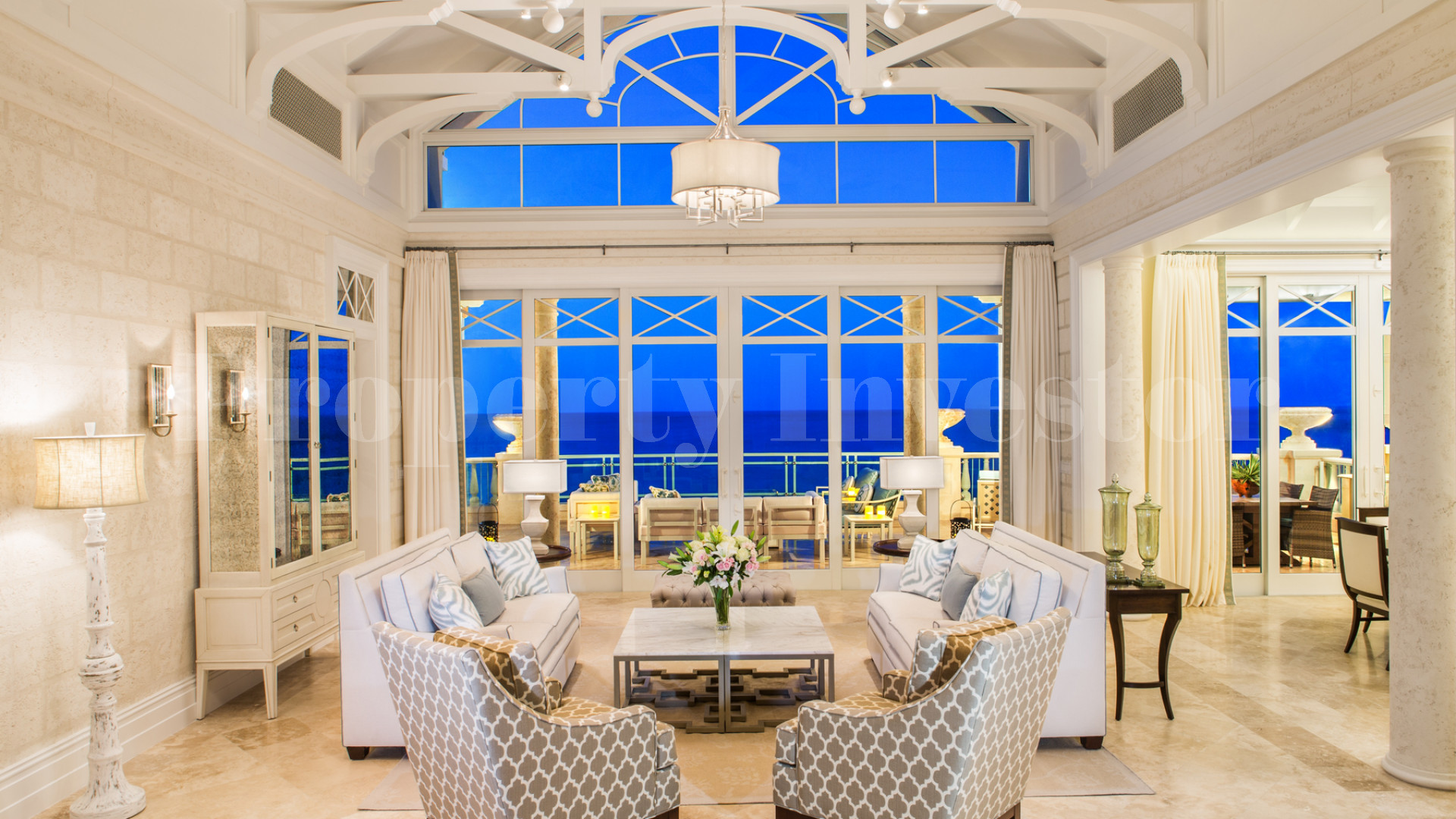 Exclusive 3 Bedroom Luxury Penthouse with Incredible Terrace & Panoramic Views for Sale on Long Bay Beach, Turks & Caicos