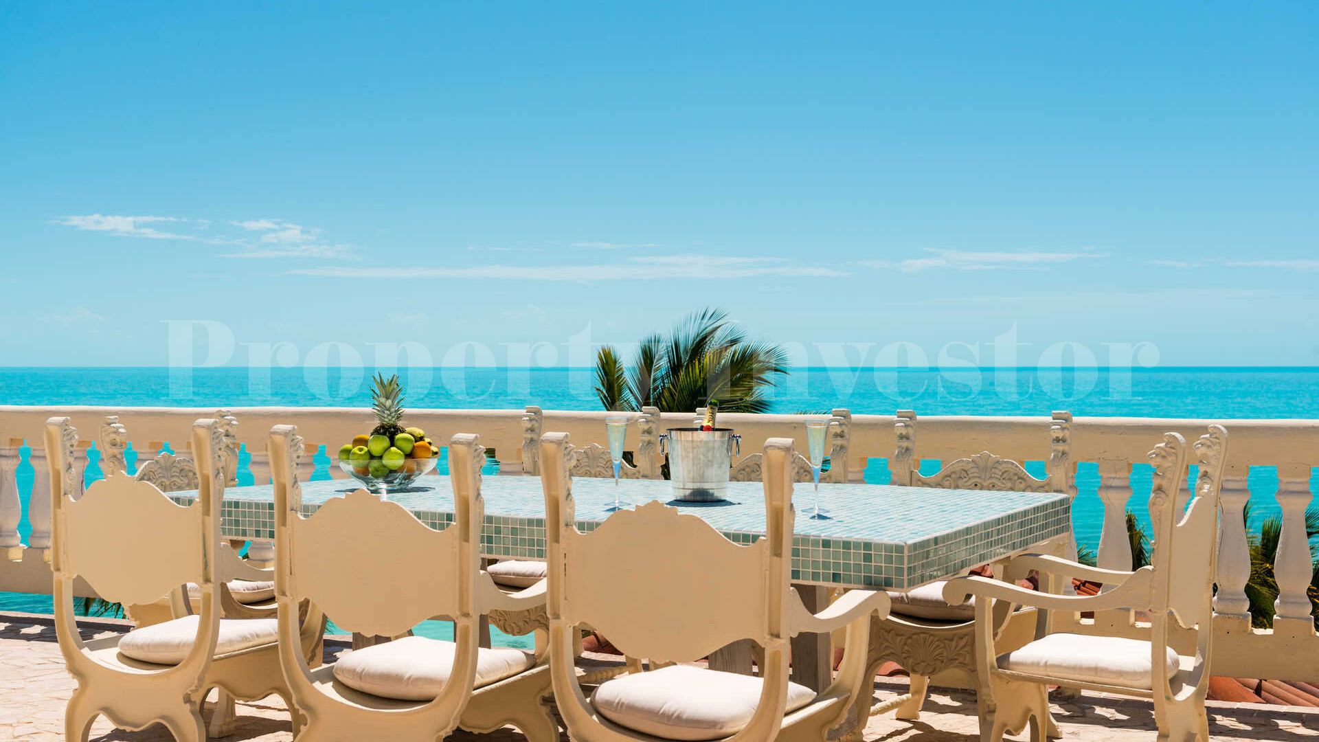 Popular 7 Bedroom Beachfront Rental Villa on Long Beach, Turks & Caicos