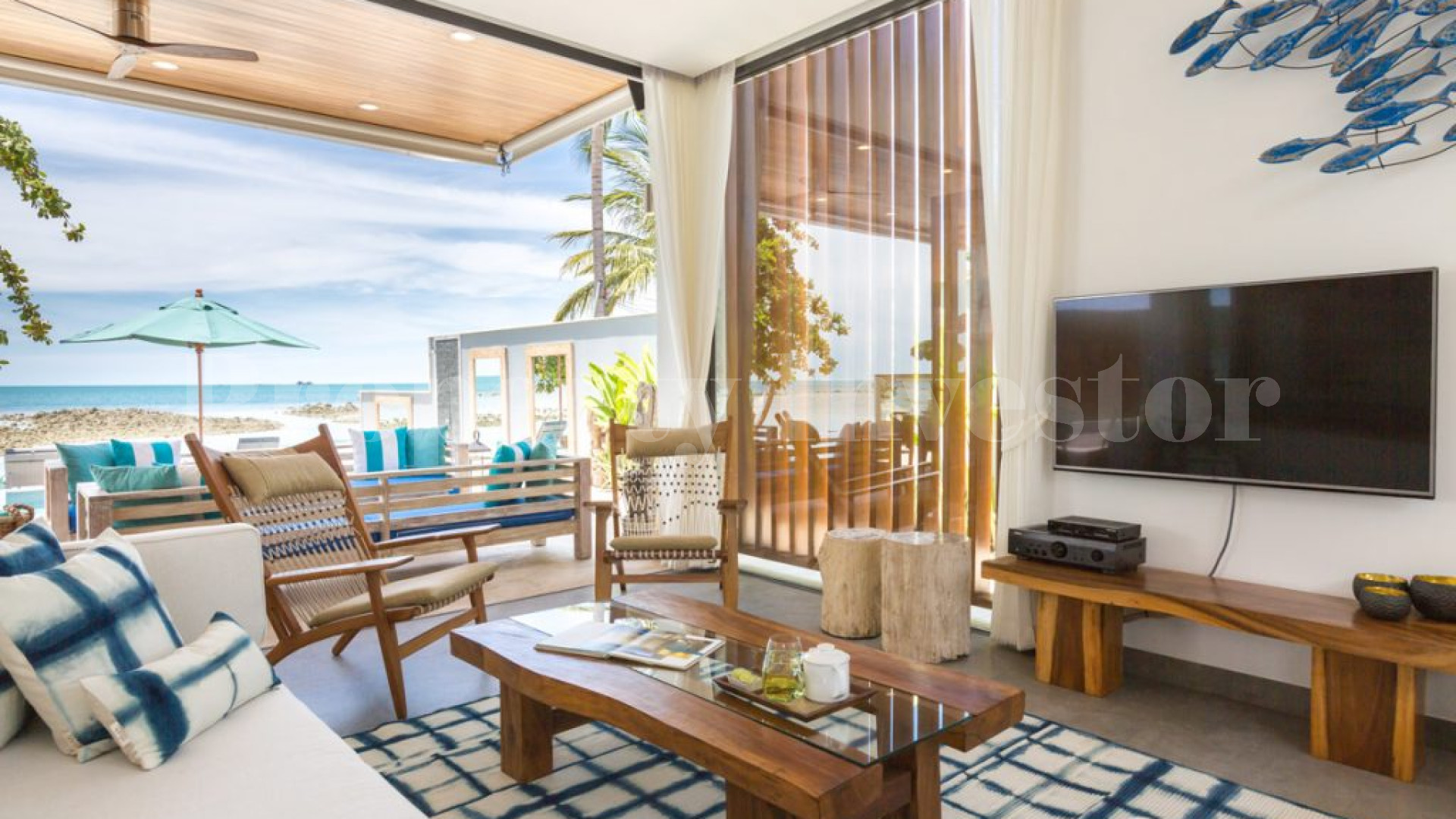 Breathtaking 6 Bedroom Beachfront Villa for Sale in Samui