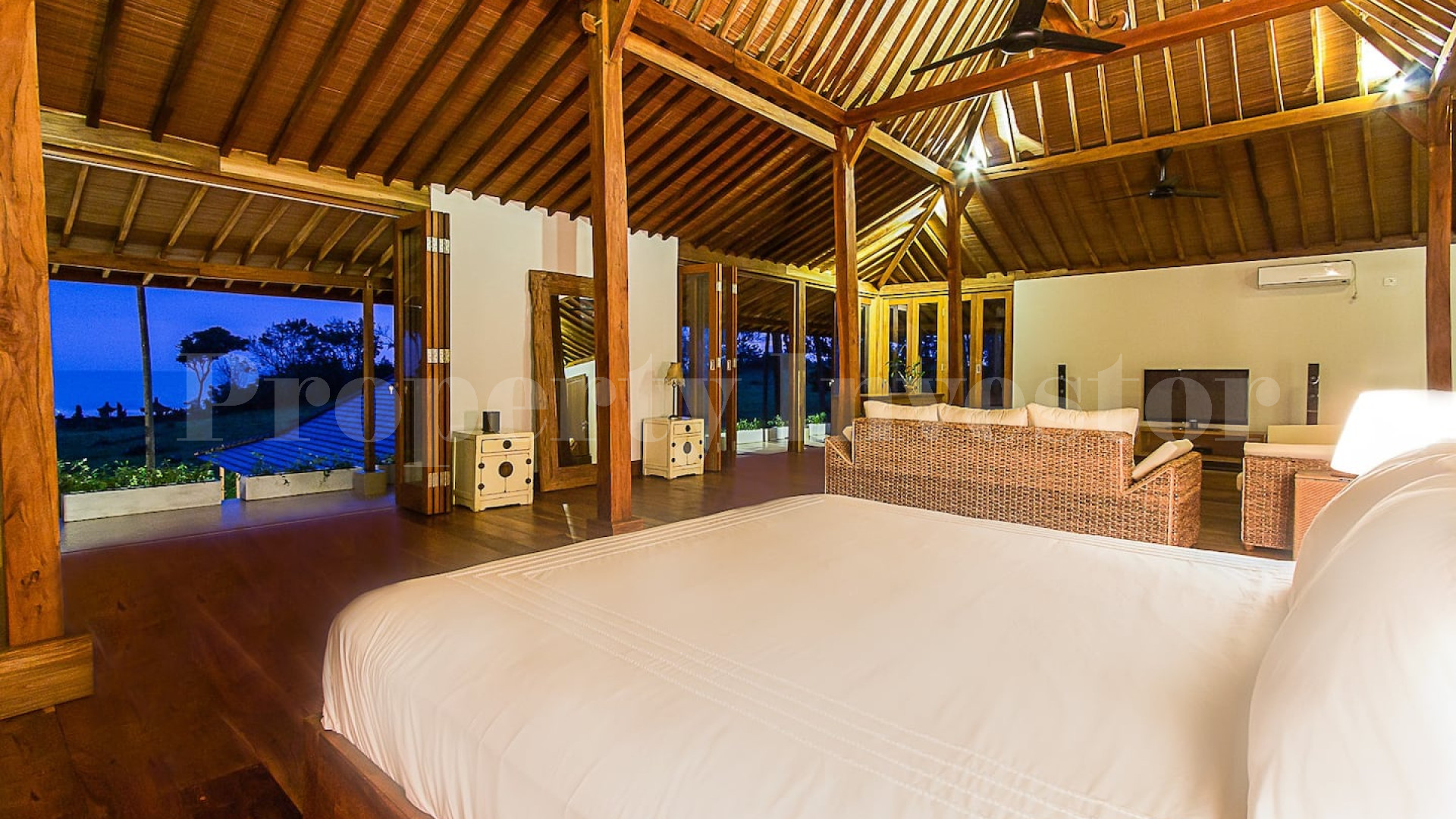 Stunning 4 Bedroom Modern Balinese Oceanfront Villa for Sale in Tabanan, Bali