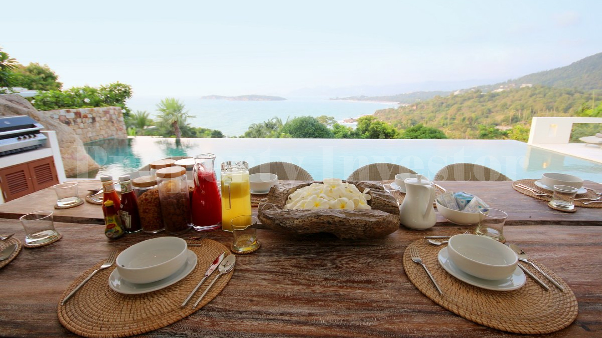 Modern Open Plan Seaview Villa in Koh Samui