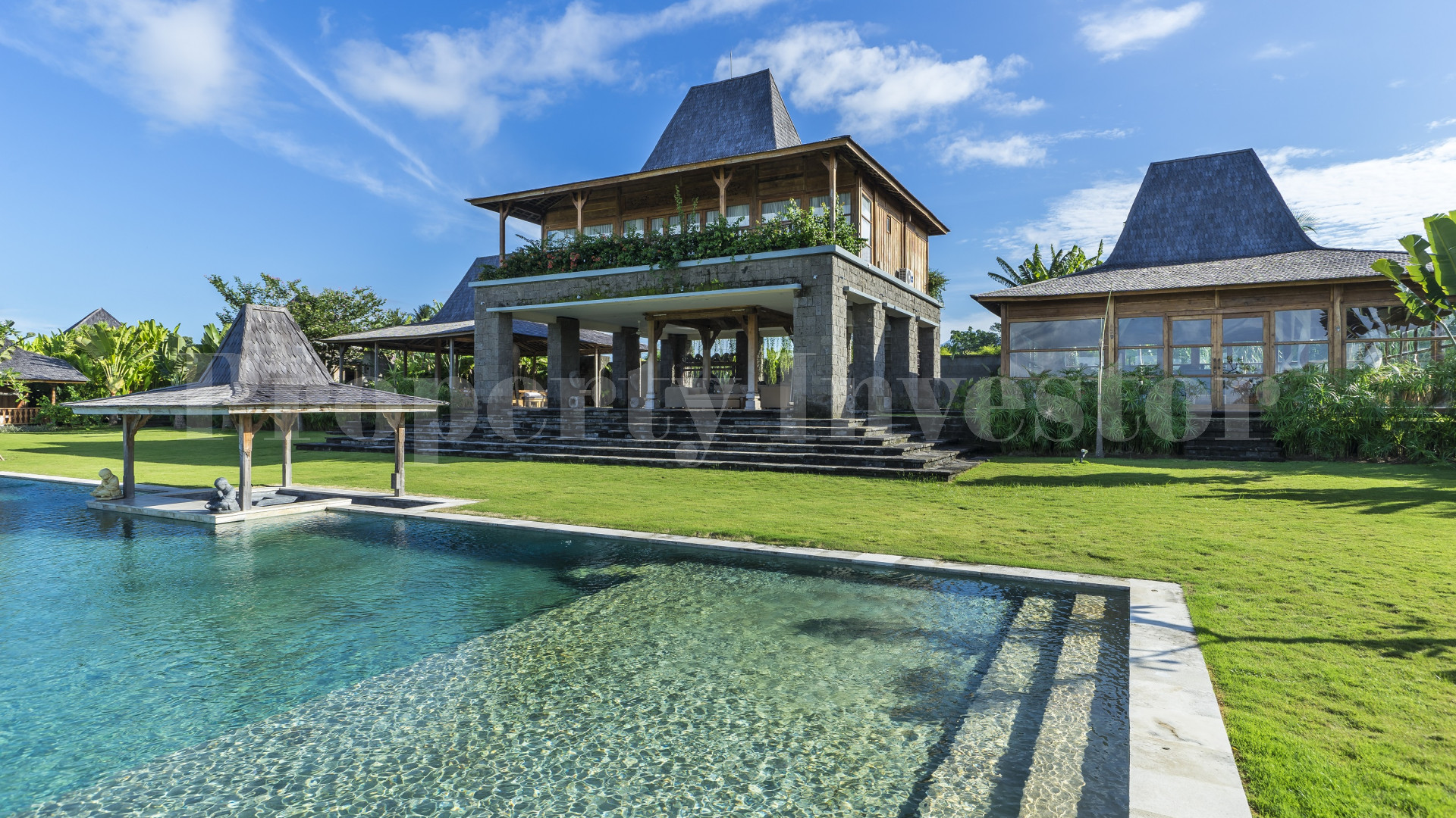 Breathtaking 24 Bedroom Luxury Ocean View Retreat with Incredible Lounging Areas for Sale in Tabanan, Bali