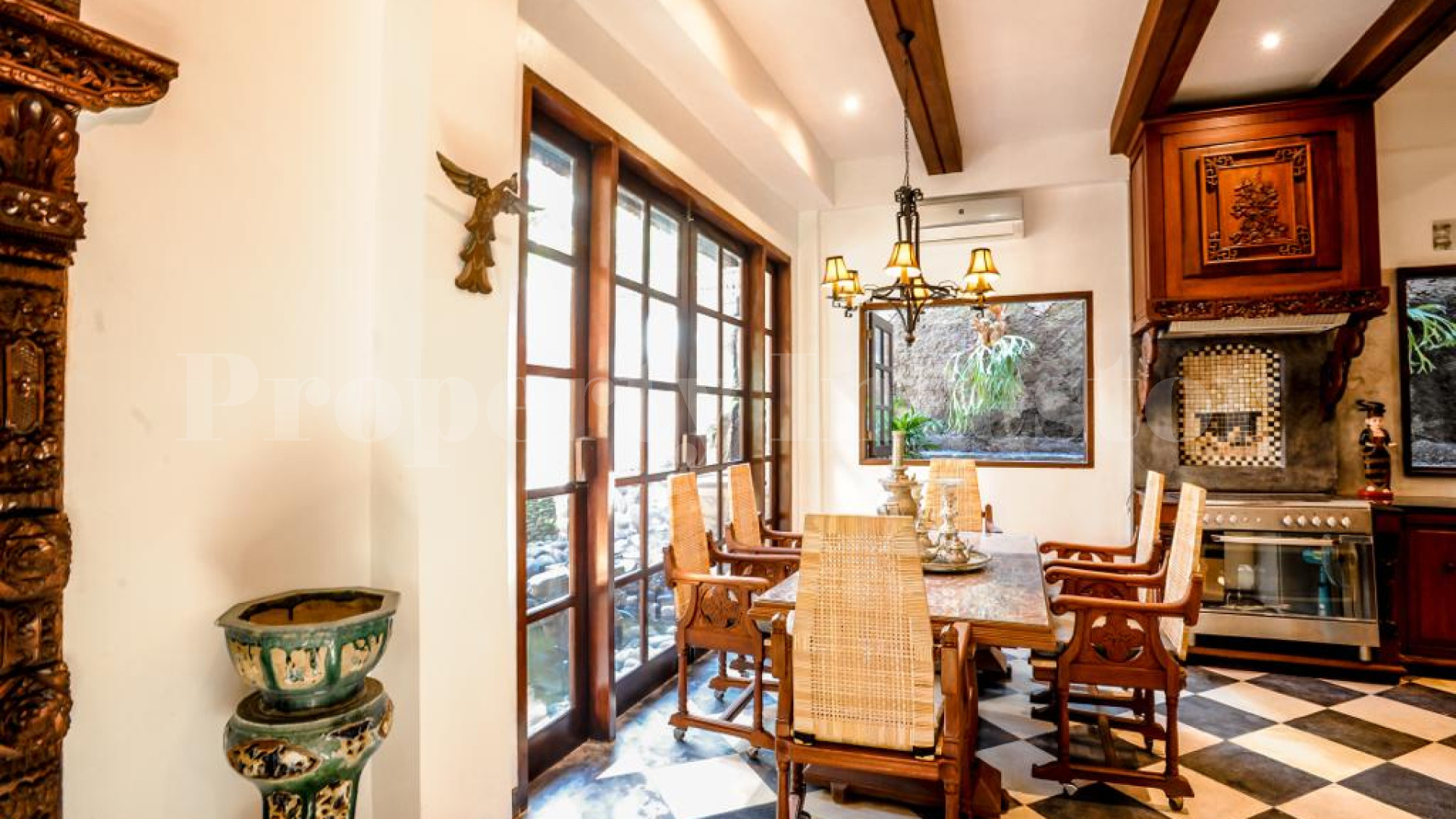 Newly Renovated 5 Bedroom Traditional Luxury Villa with Stunning Tropical River & Jungle Views for Sale in South Ubud, Bali