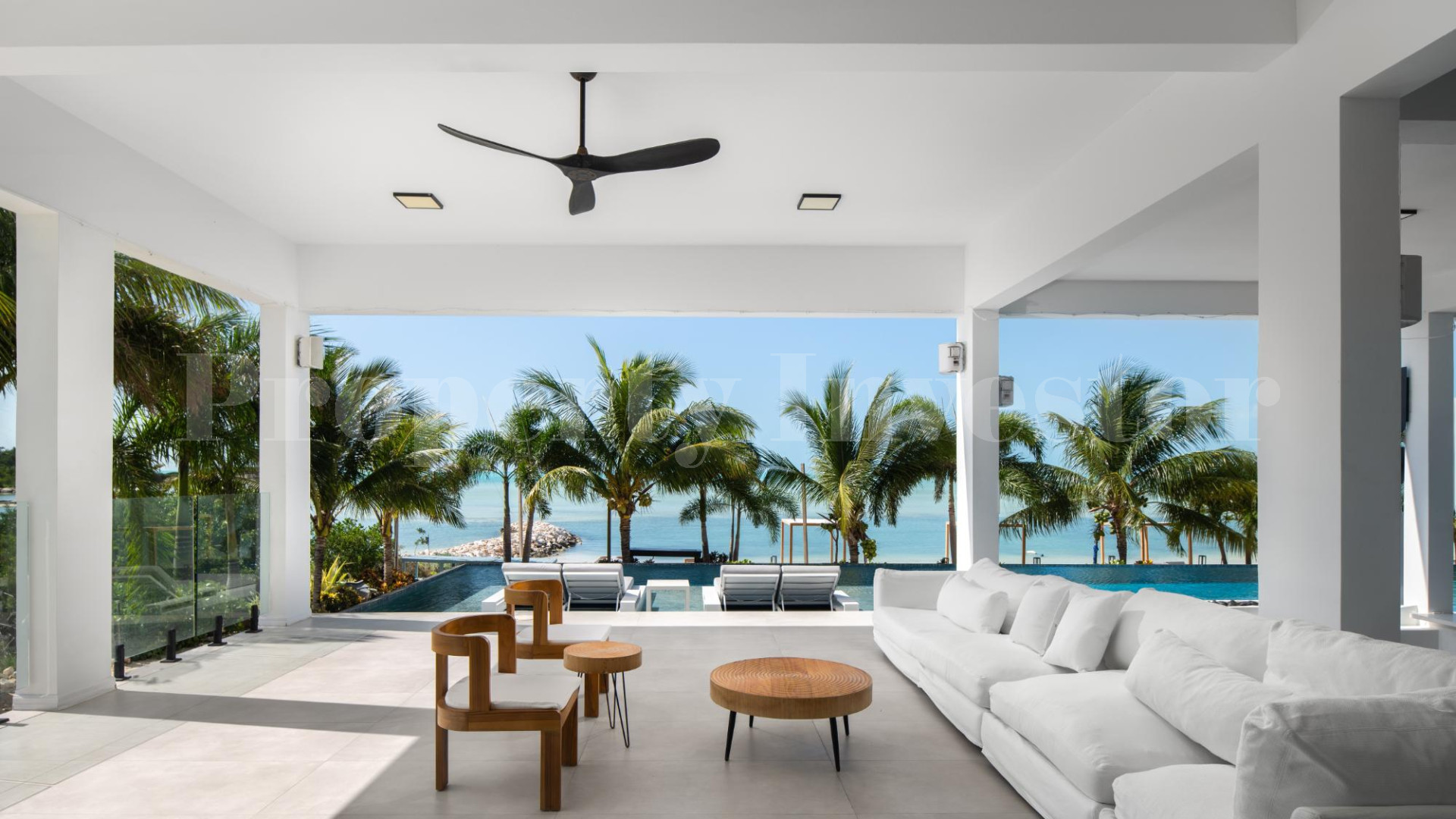Premier 10 Bedroom Beachfront Trophy  Estate for Sale in Turtle Tail, Turks & Caicos