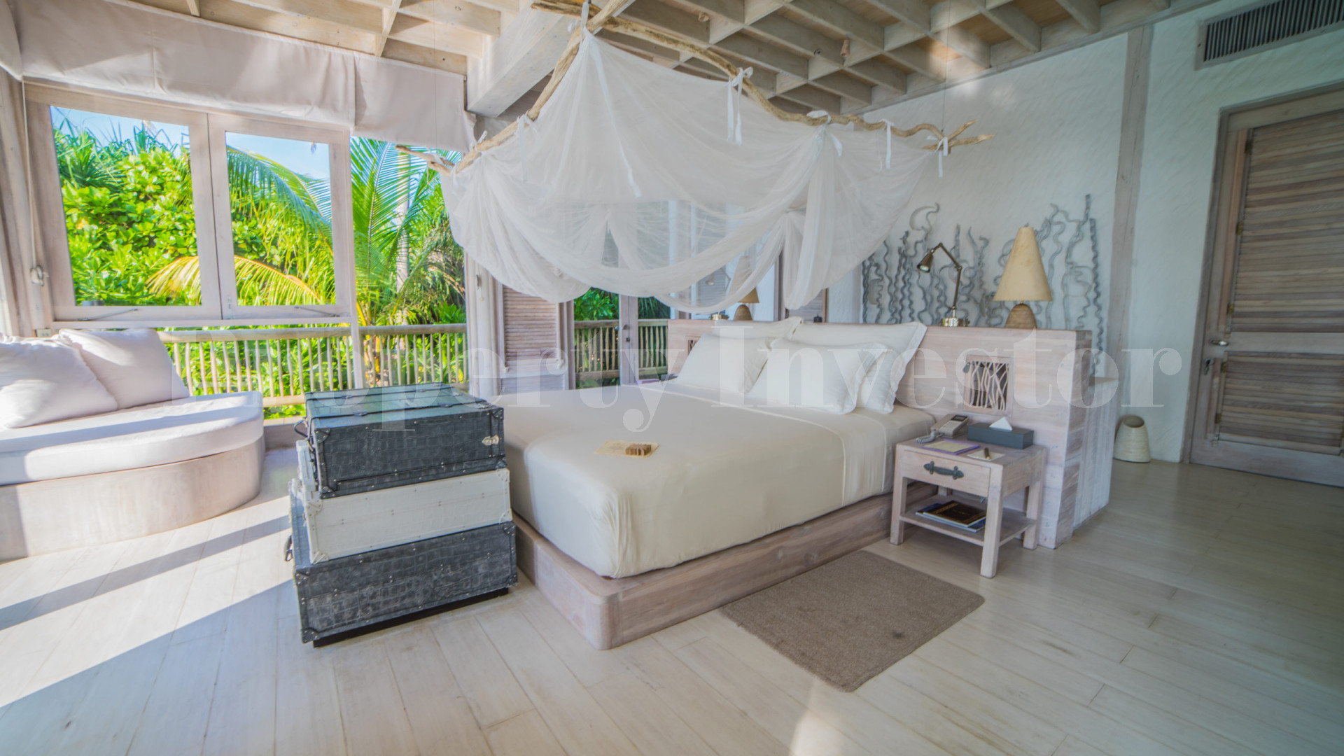 Exclusive 4 Bedroom Private Island Eco Resort Beach Residence with Slide for Sale in the Maldives