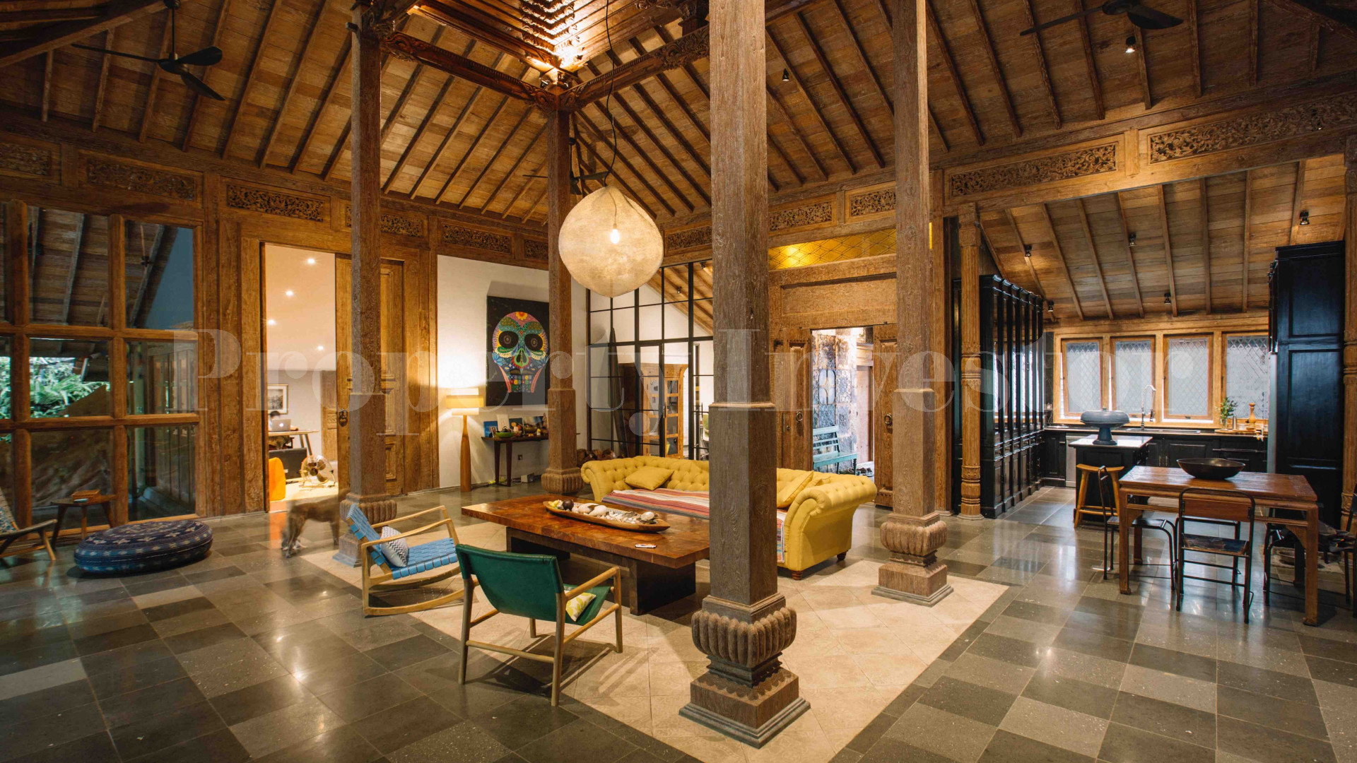 Stunning 3 Bedroom Luxury Joglo Villa with Traditional Javanese Flare for Sale in Pererenan, Bali