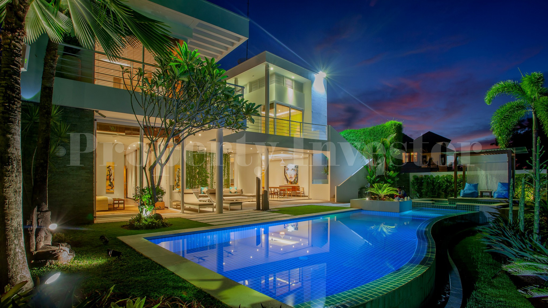 Magnificent 4 Bedroom Luxury Oceanview Villa in Private Gated Golf Community Near Dreamland Beach, Uluwatu, Bali