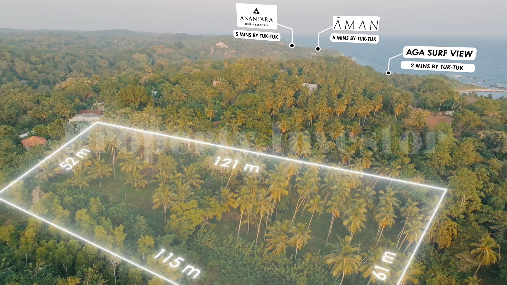 Stunning 7080 m² Coastal Oceanview Parcel for Residential or Commercial Development in Tangalle, Sri Lanka