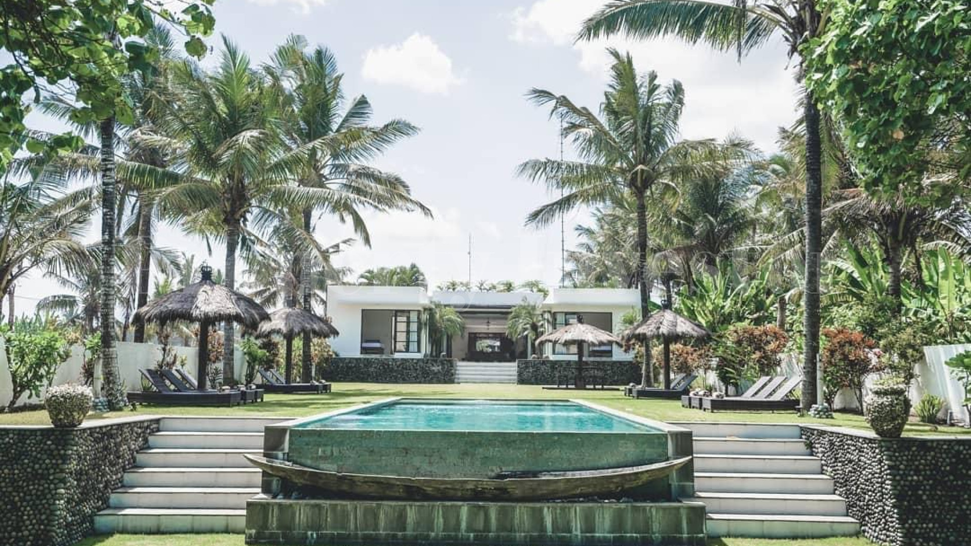 Spectacular 5 Bedroom Modern Beachfront Balinese Villa for Sale in Tabanan, Bali