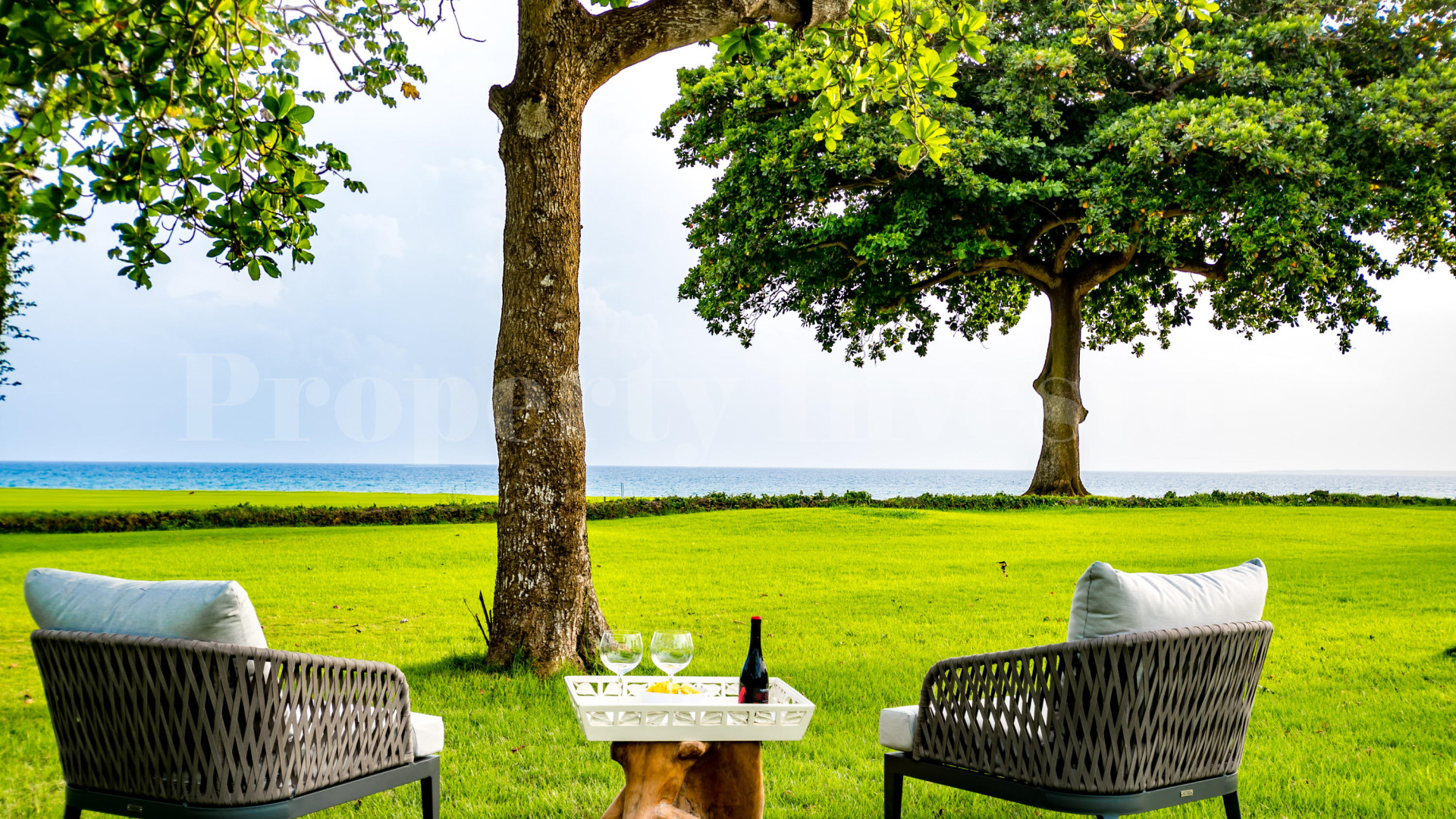 Unique 5 Bedroom "Organic" Luxury Oceanfront Villa with Amazing Ocean & Golf Views for Sale in Casa de Campo, the Dominican Republic