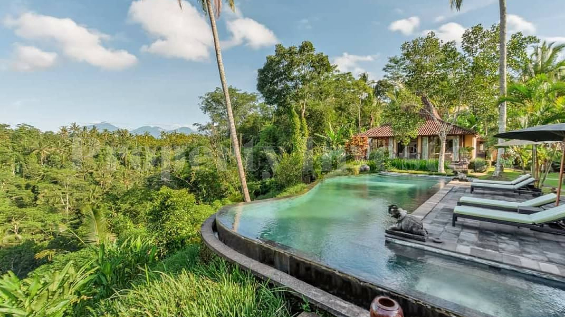 Lush 4 Bedroom Balinese Estate with Jungle & Valley Views for Sale in North-Ubud, Bali