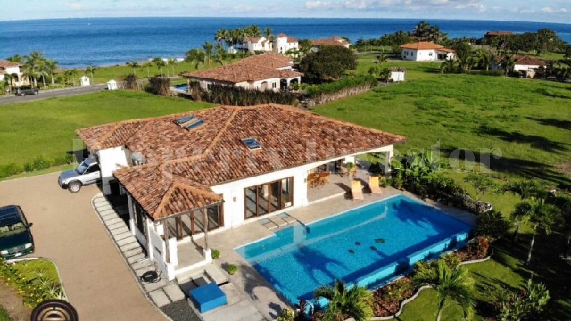 Beautiful 2 Bedroom Coastal Home with Crystal Clear Pool & Home Office for Sale in Pedasi, Panama