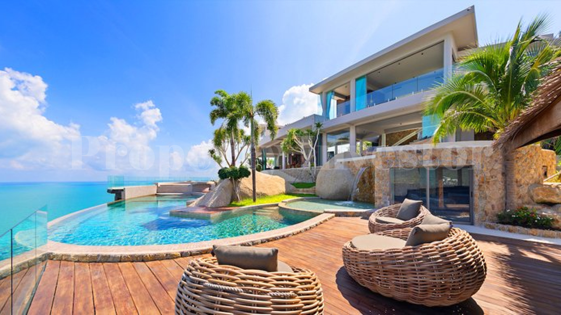 Spectacular 5 Bedroom Ultra-Luxury Seaview Villa with 360° Views for Sale on Chaweng Noi Peak, Koh Samui