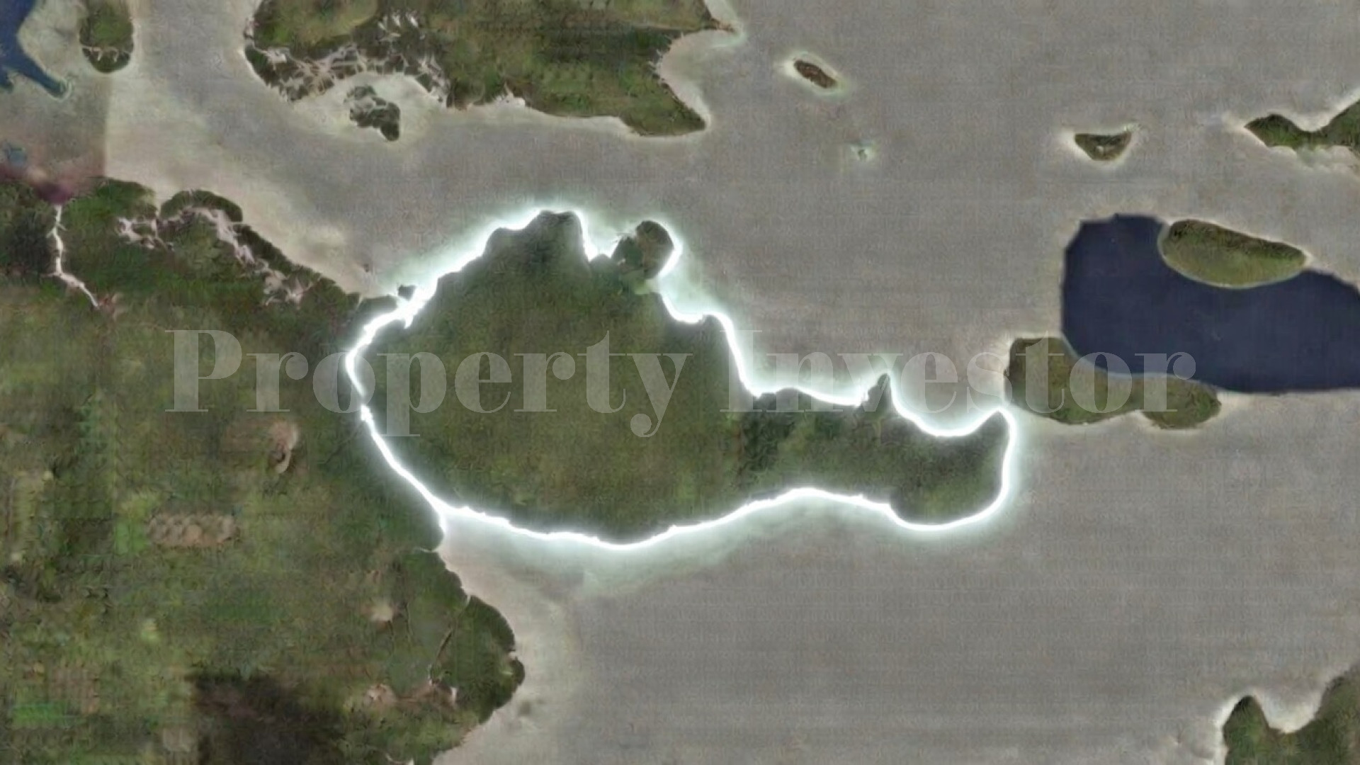 113 Hectare Undeveloped Private Peninsula for Sale on Culion Island, Palawan, Philippines