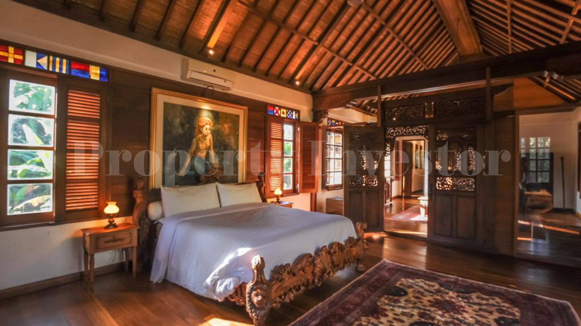Newly Renovated 5 Bedroom Traditional Luxury Villa with Stunning Tropical River & Jungle Views for Sale in South Ubud, Bali