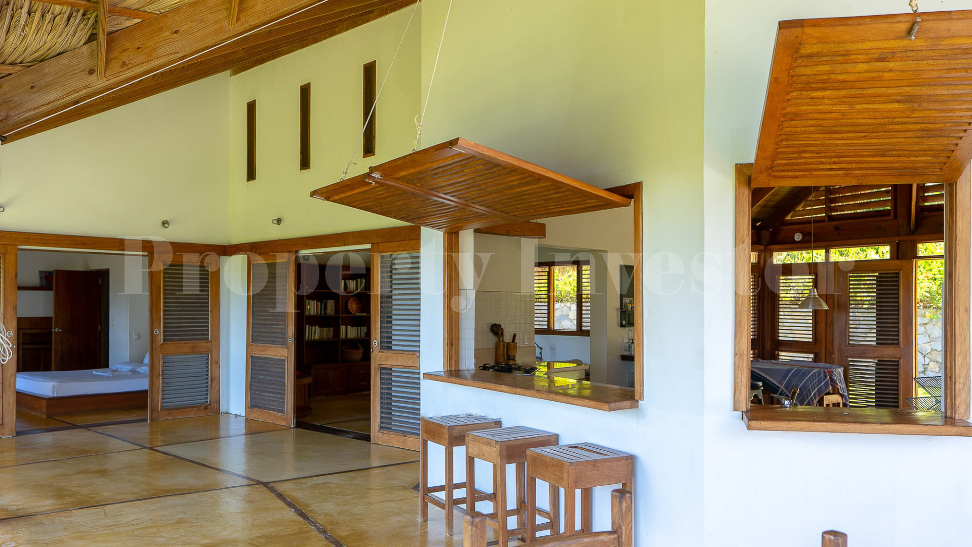 Эко ретрит на 5 спален с ручной отделкой с невероятными видами на океан и тропические сады рядом с Лас-Терренас, Доминиканская Республика