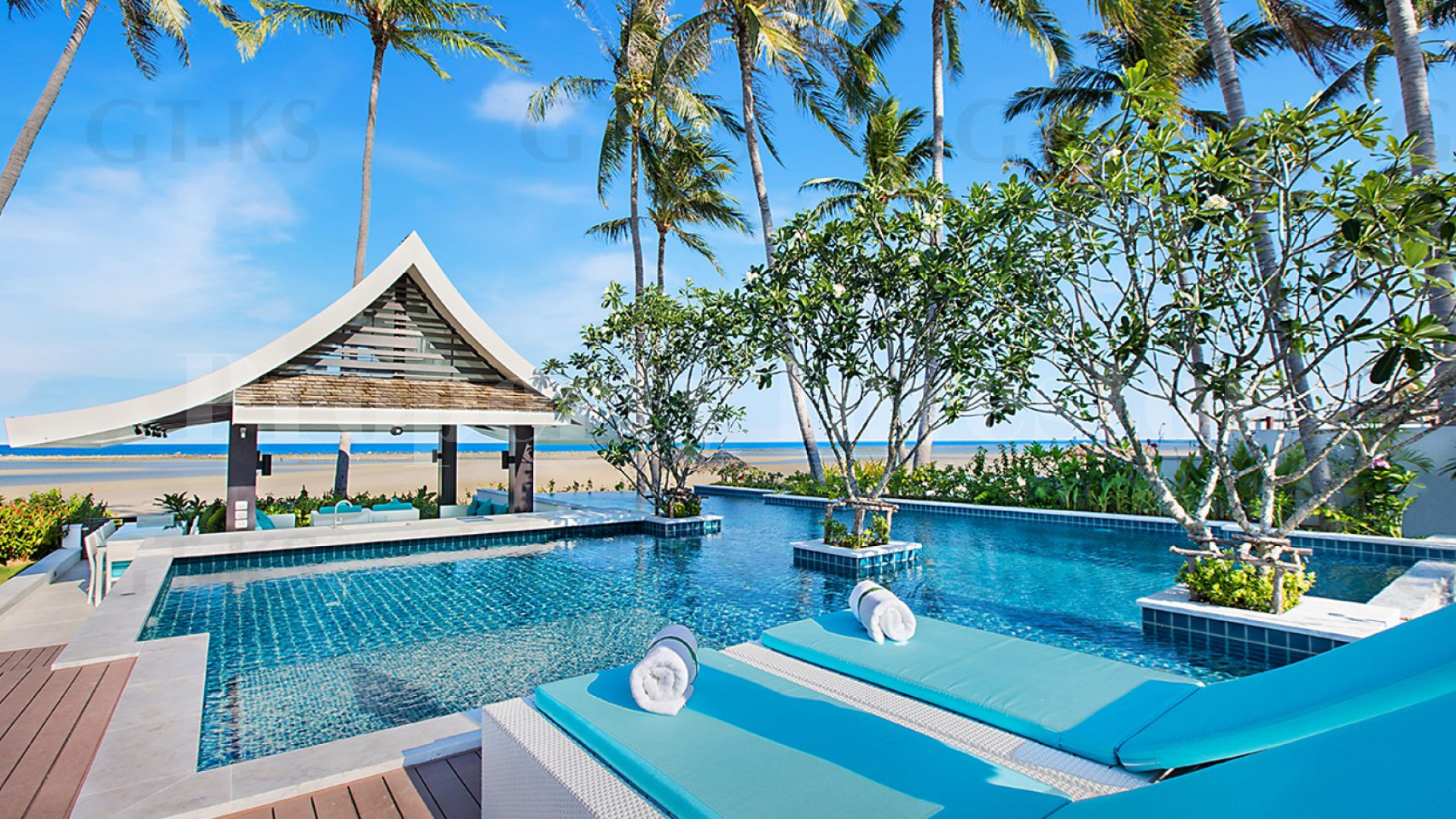 Unbelievable 5 Bedroom Luxury Beachfront Contemporary Thai Villa for Sale in Koh Samui, Thailand