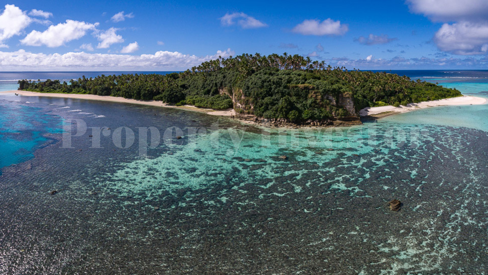 Absolutely Sublime 13 Hectare Private Virgin Island with Incredible Lagoons for Sale in Tonga