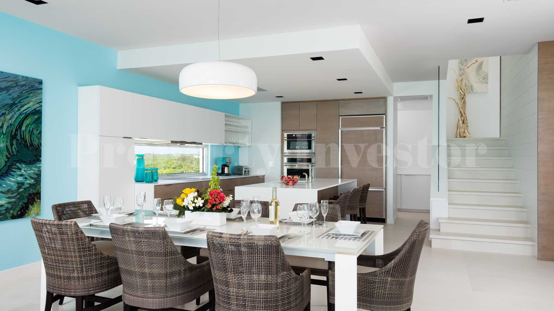 Gorgeous 15 Bedroom Private Beach Club Residence on Long Bay Beach, Turks & Caicos