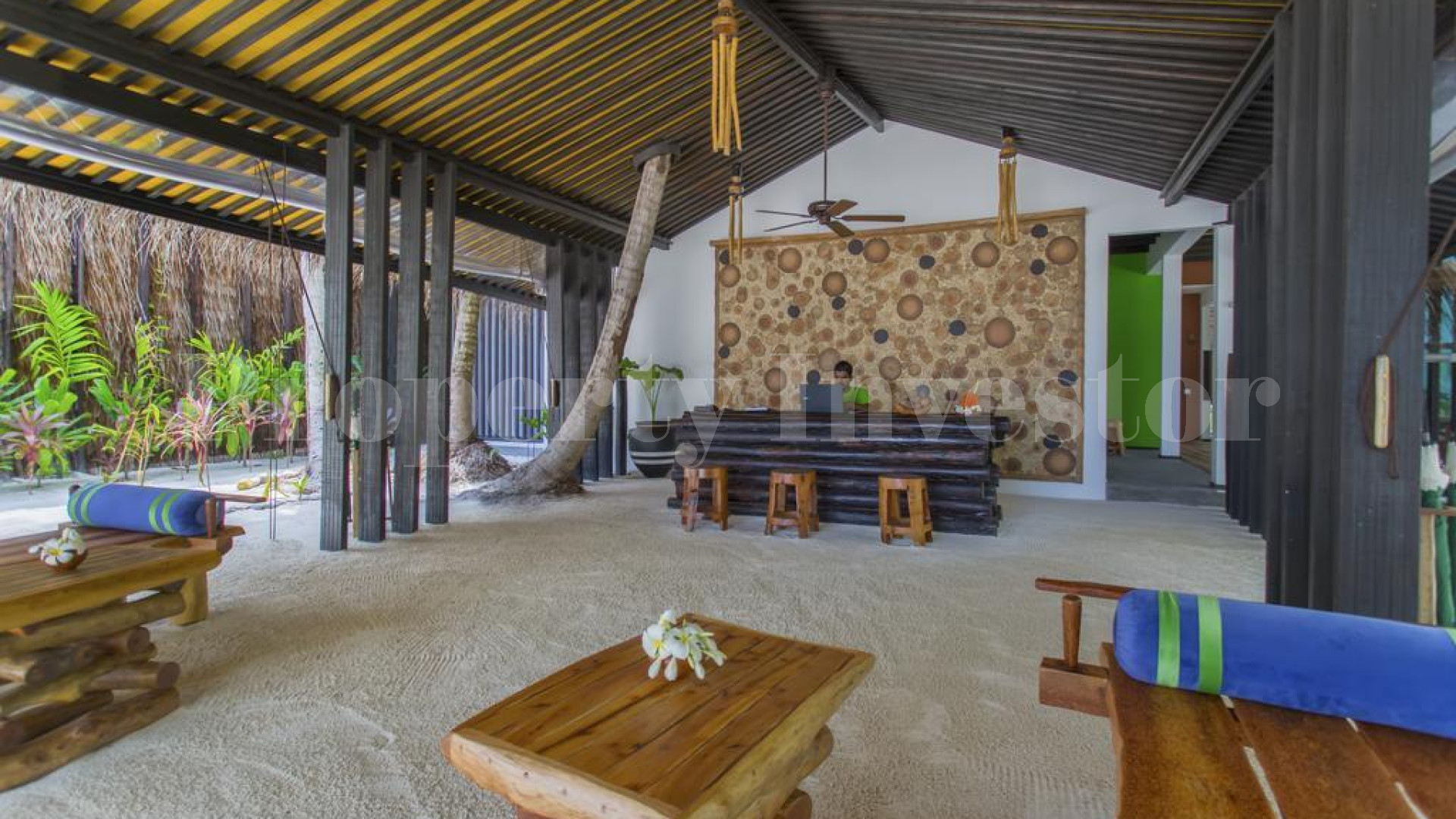 Exclusive 32 Room Island Eco Resort with 89 Room Overwater Bungalow Expansion Plan for Sale in the Maldives