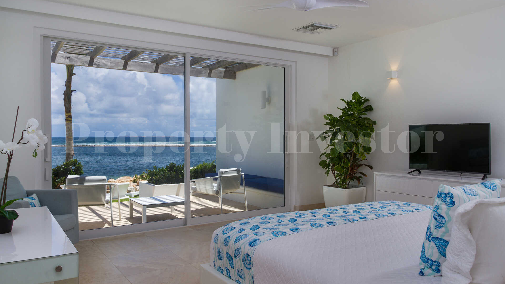 Stunning 10 Bedroom Modern Luxury Beachfront Villa in Anguilla